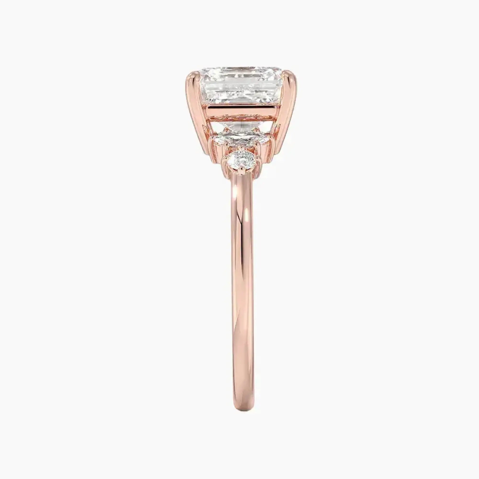 OBSER240 - Jordana Asscher engagement ring setting view 6