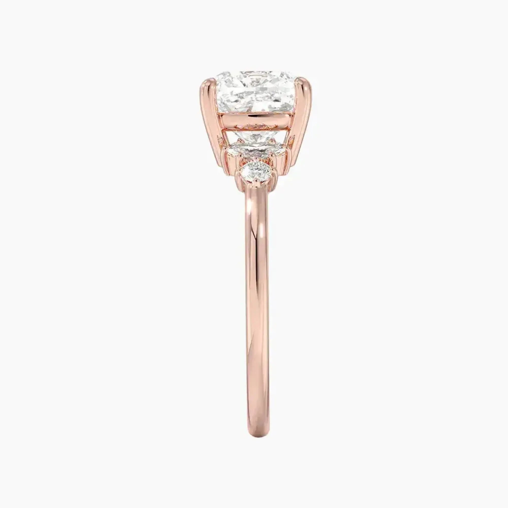 OBSER267 - Jordana Cushion engagement ring setting view 6