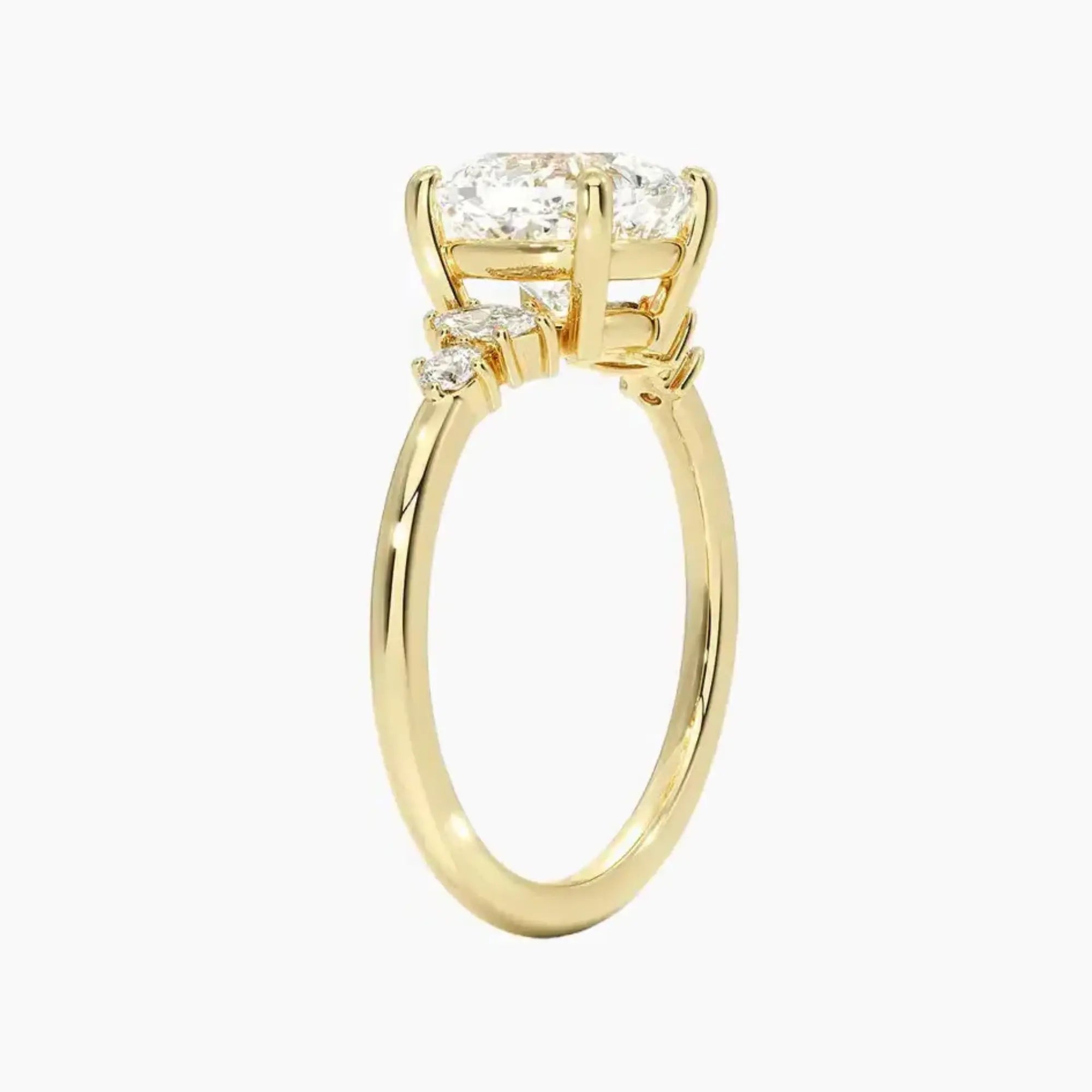 OBSER267 - Jordana Cushion engagement ring setting view 8