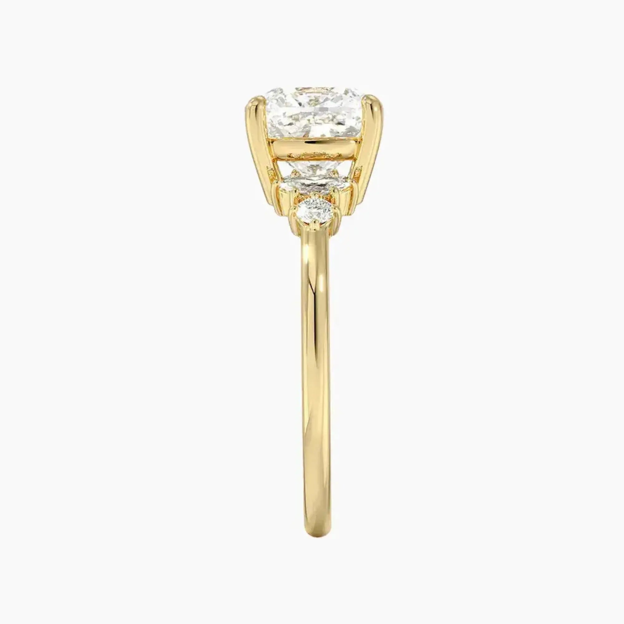 OBSER267 - Jordana Cushion engagement ring setting view 9