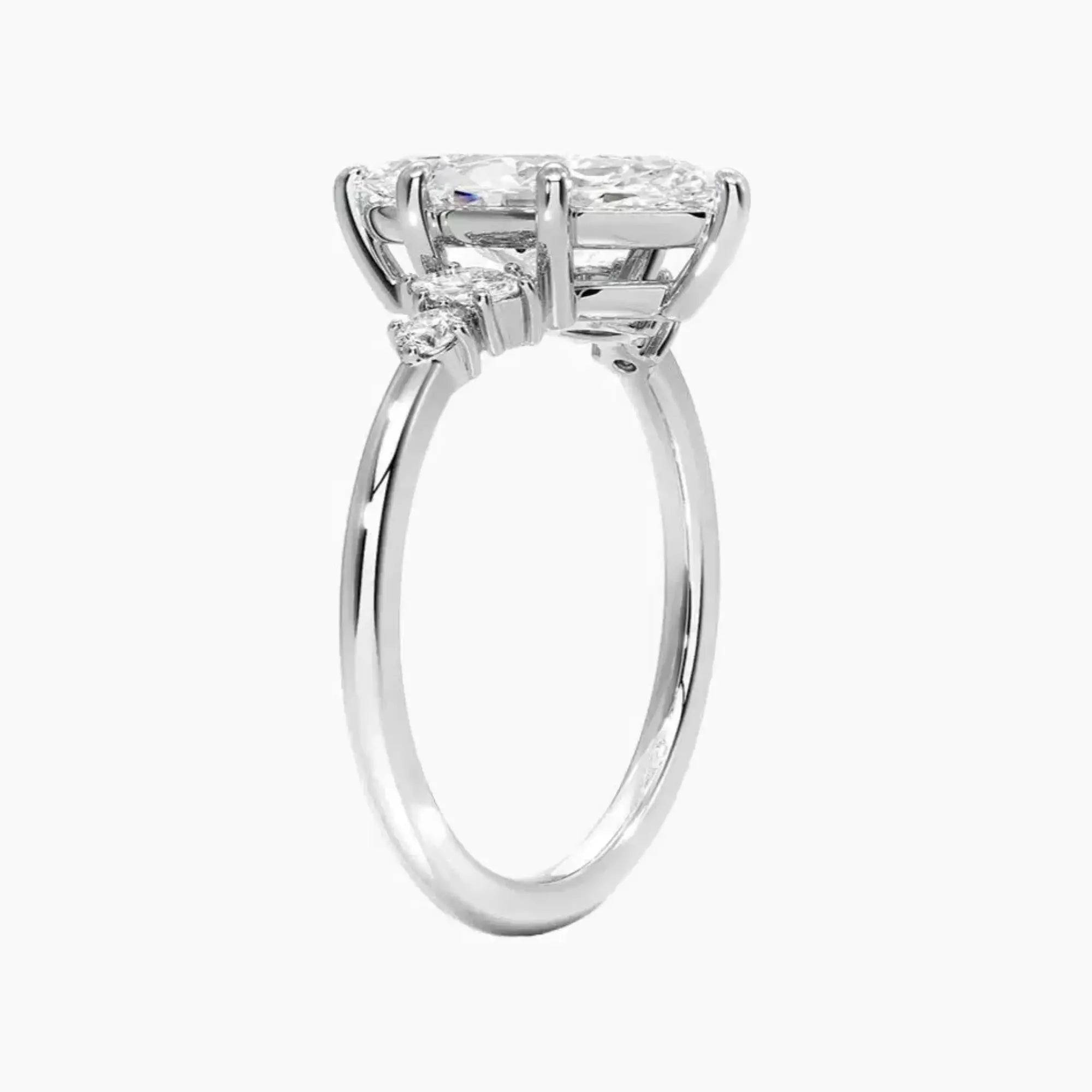OBSER141 - Jordana Marquise engagement ring setting view 2