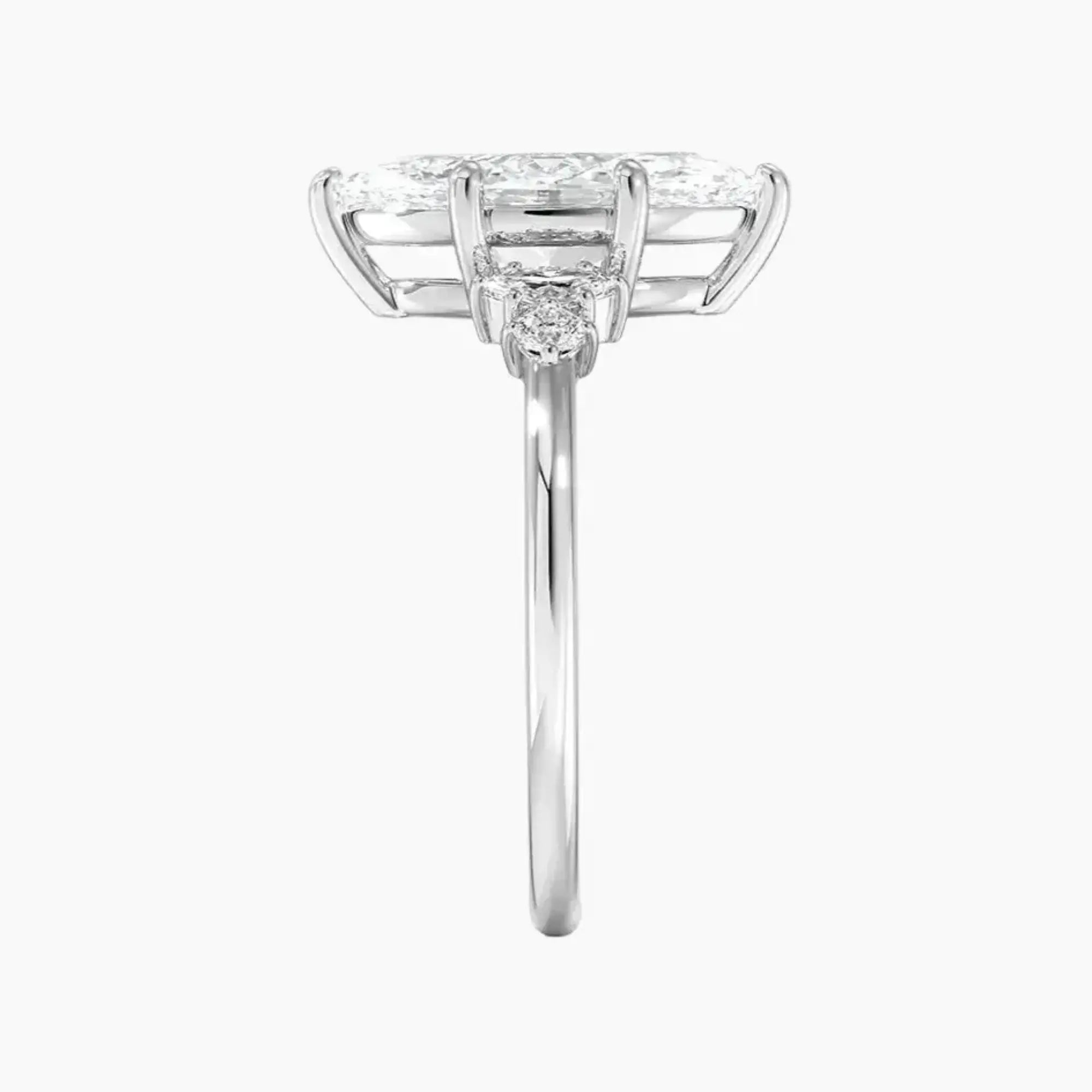 OBSER141 - Jordana Marquise engagement ring setting view 3
