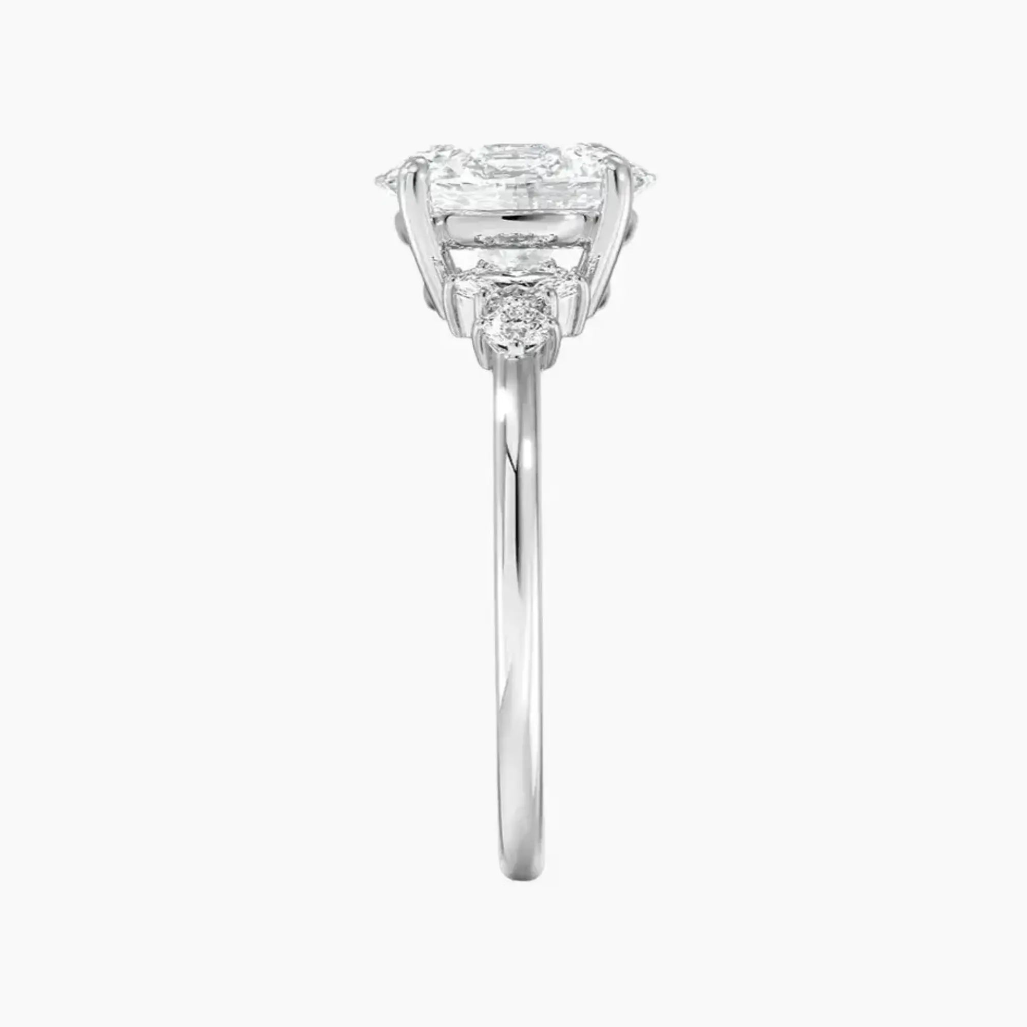 OBSER143 - Jordana Oval engagement ring setting view 3