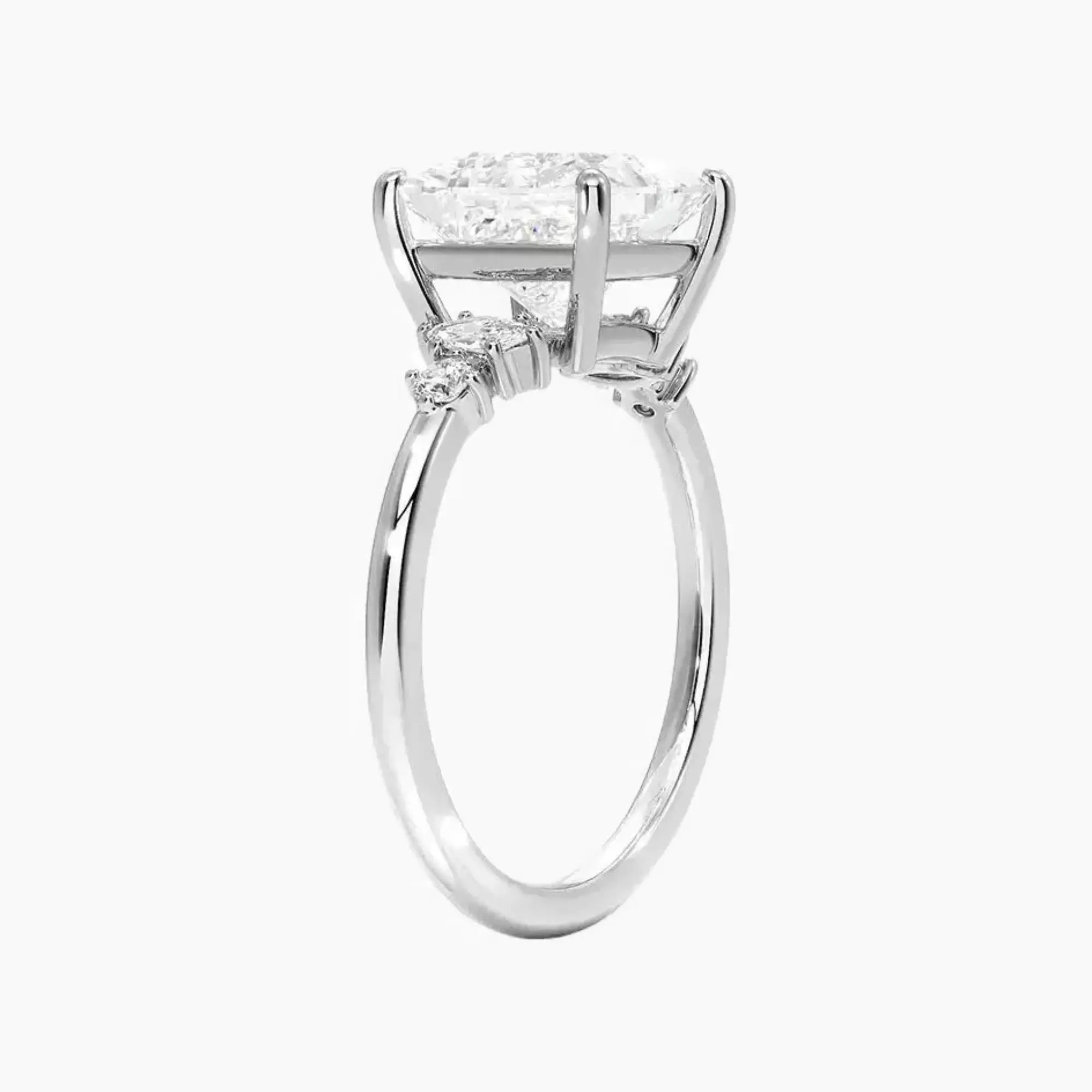 OBSER142 - Jordana Princess engagement ring setting view 2