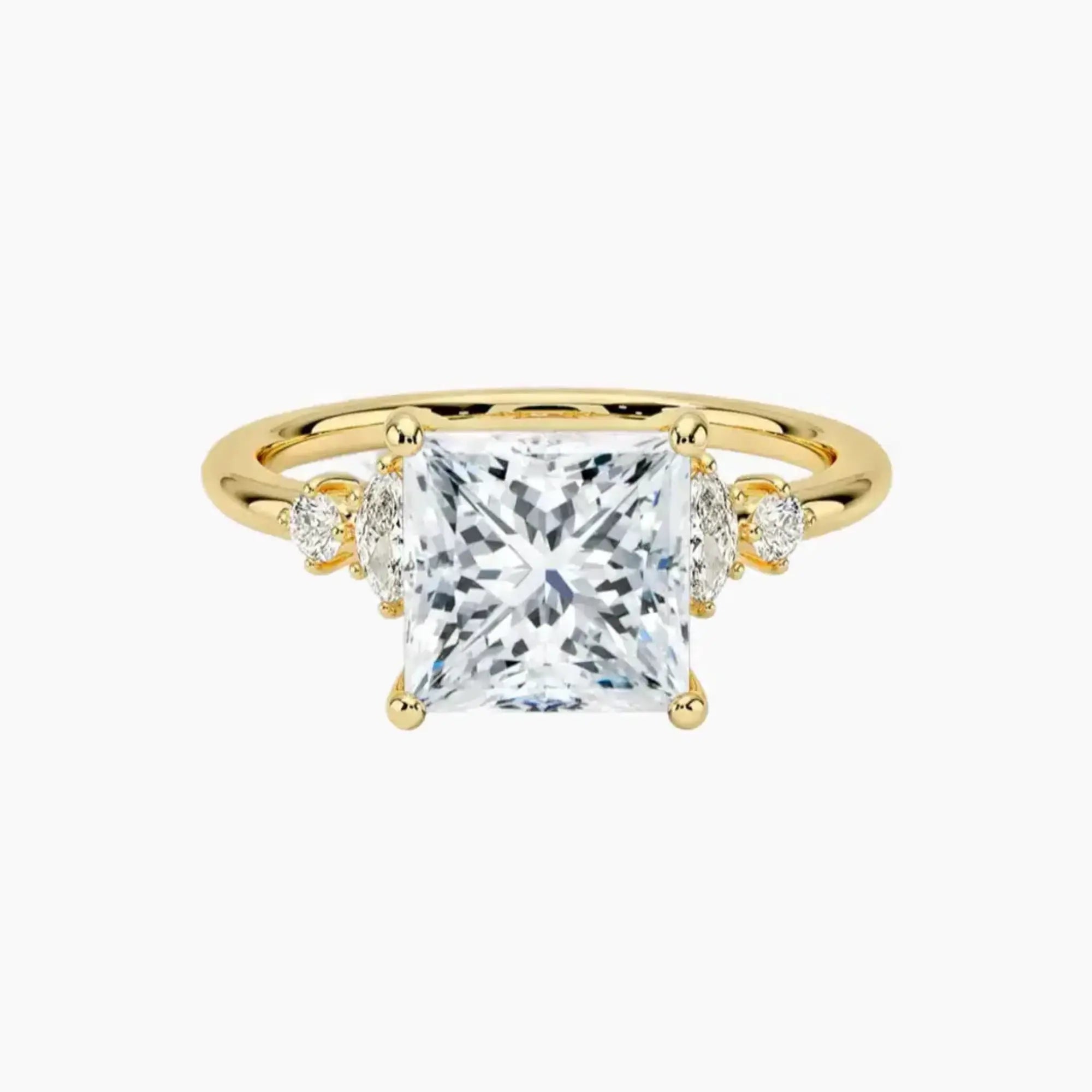 OBSER142 - Jordana Princess engagement ring setting view 7