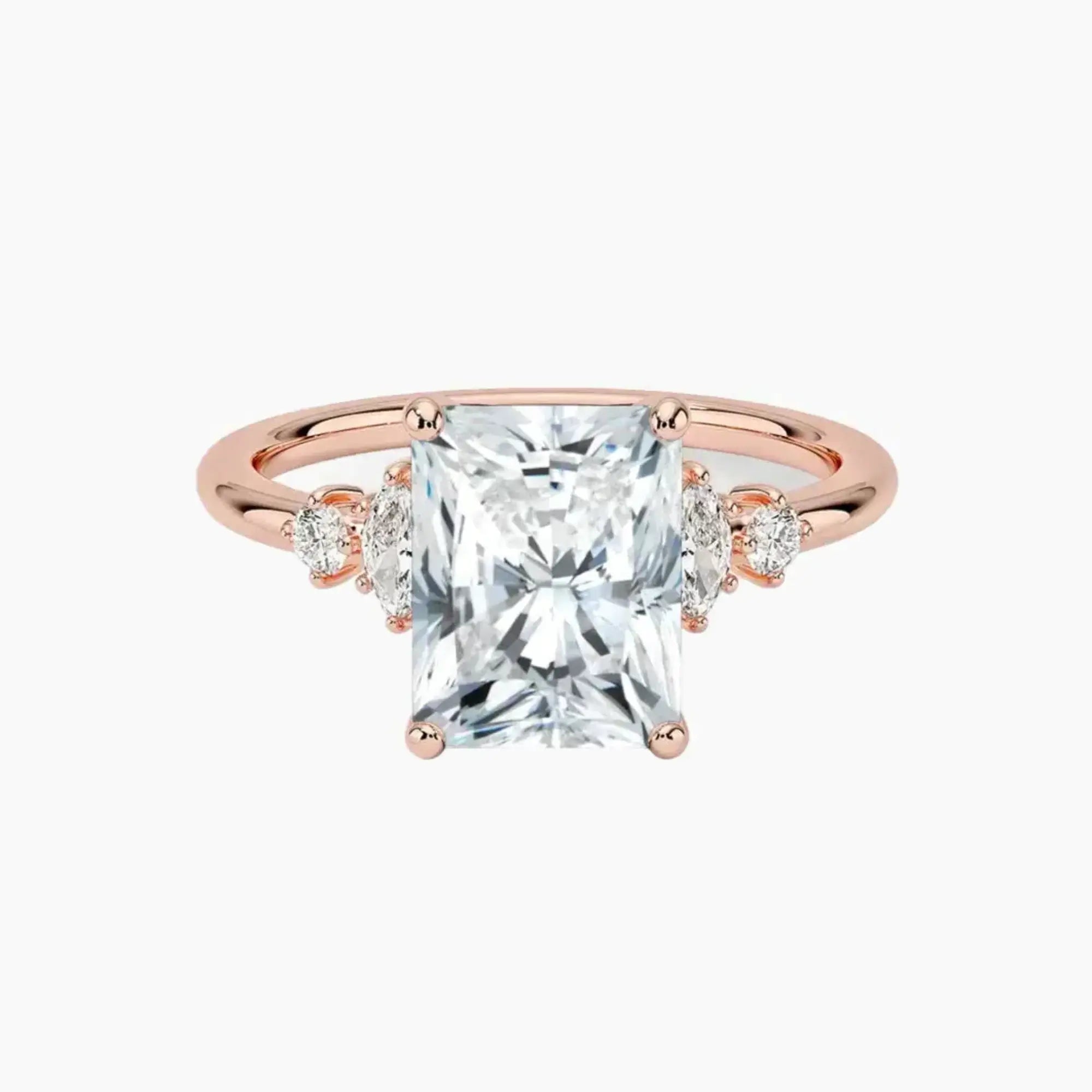 OBSER264 - Jordana Radiant engagement ring setting view 4