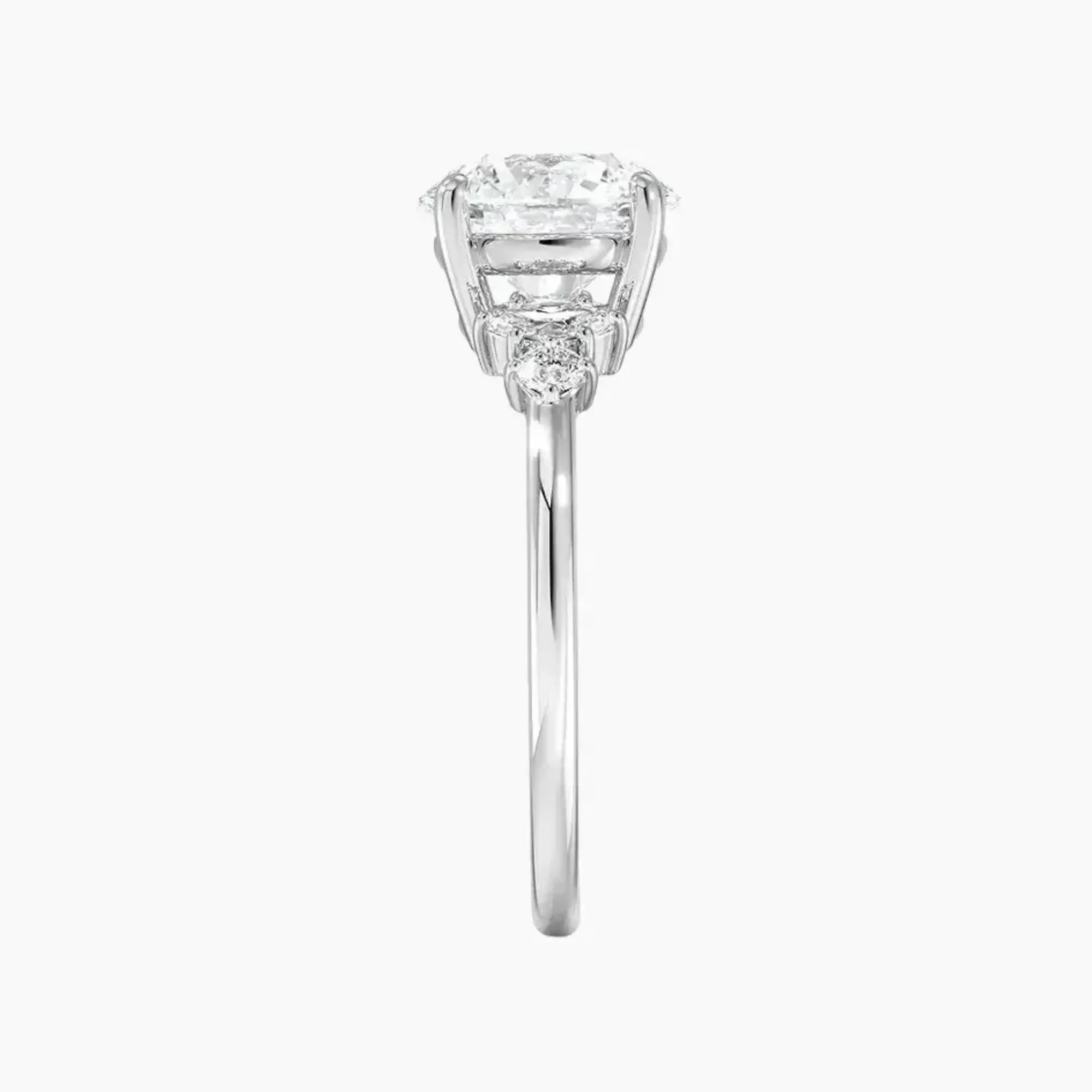 OBSER268 - Jordana Round engagement ring setting view 3