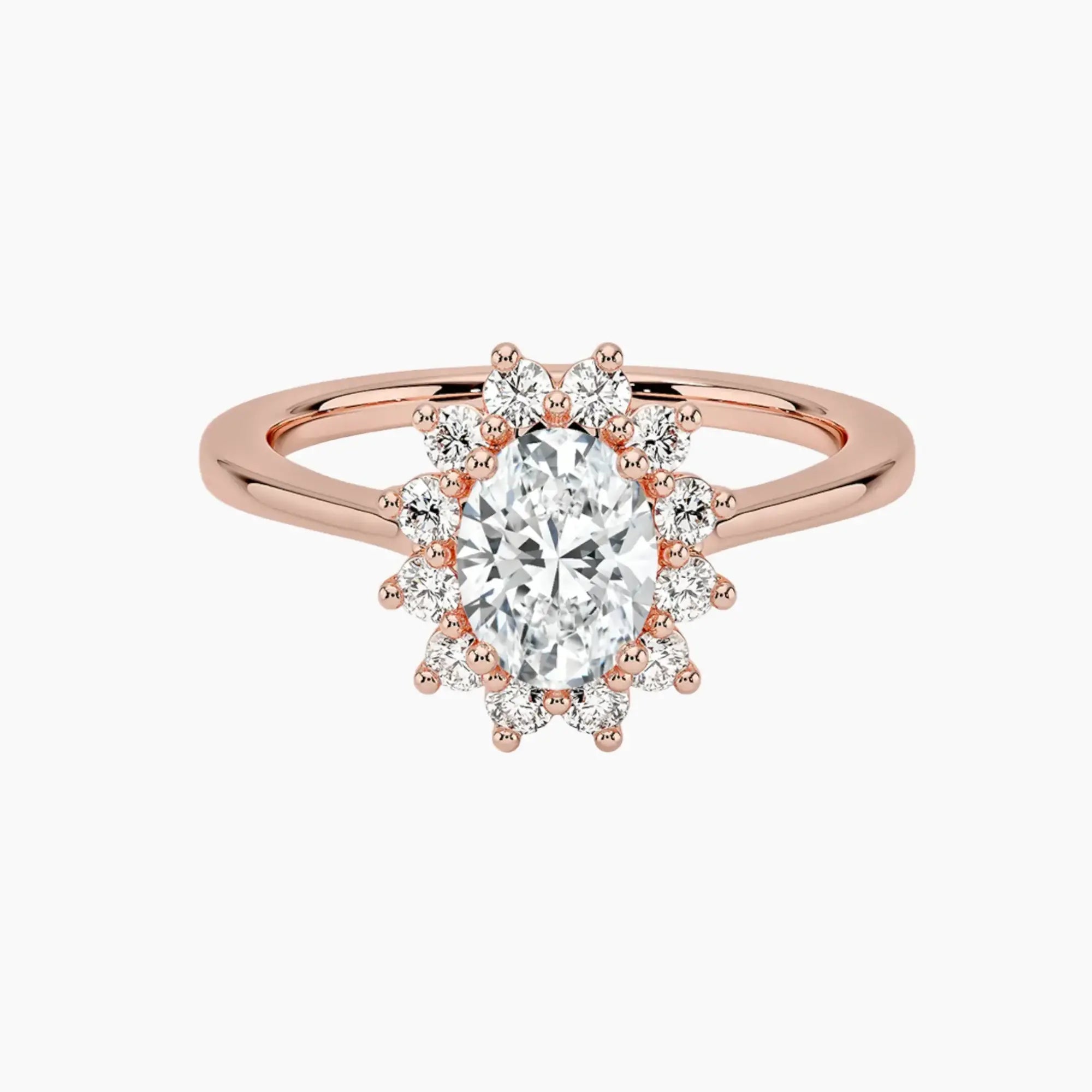 OBSER464 - Soraya Halo Oval engagement ring setting view 4