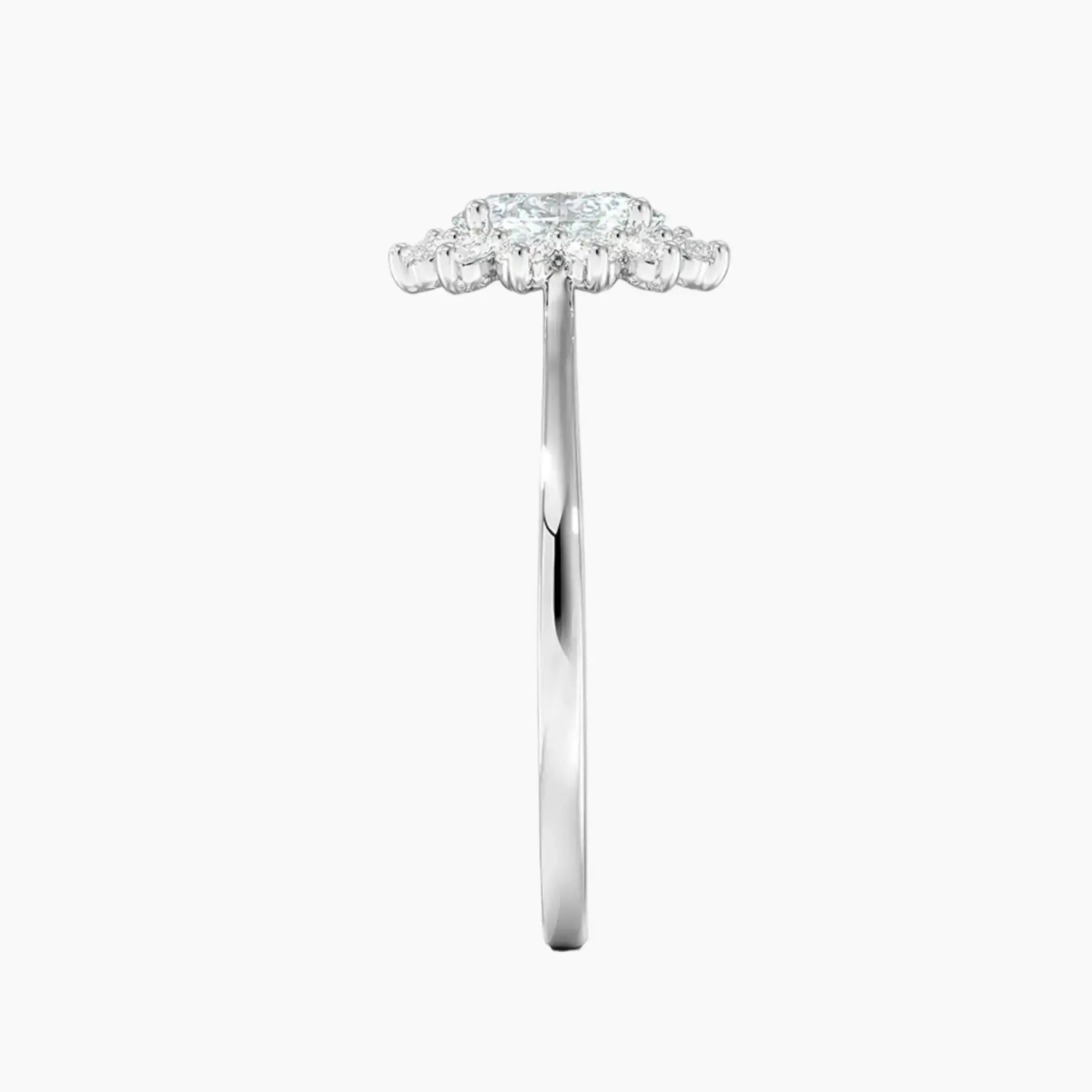 OBSER464 - Soraya Halo Oval engagement ring setting view 3