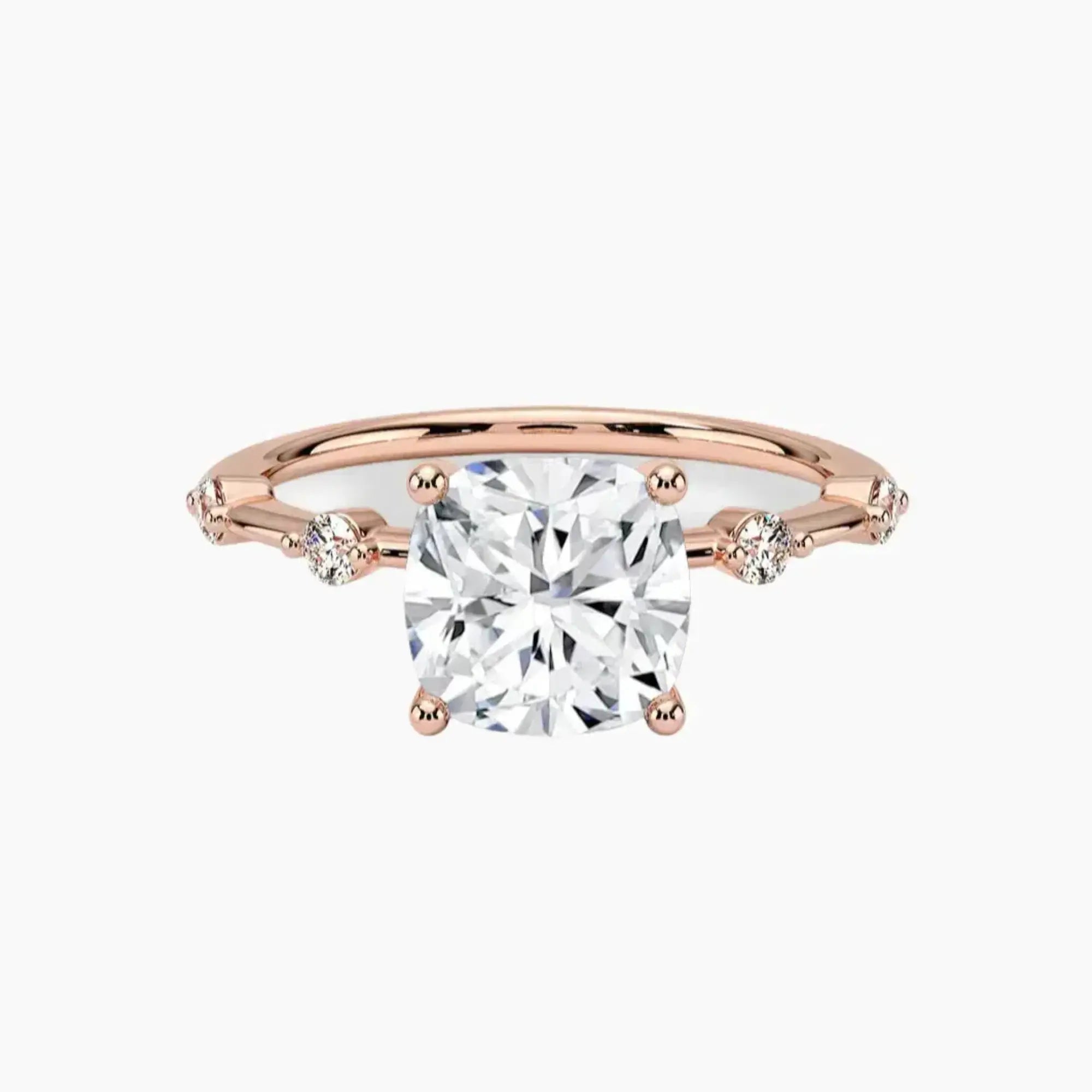 OBSER258 - Sena Cushion engagement ring setting view 4