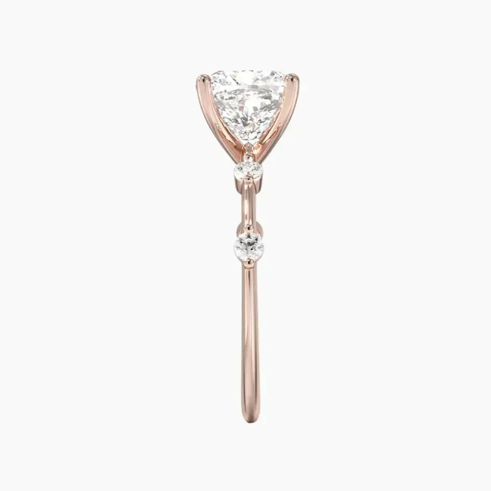 OBSER258 - Sena Cushion engagement ring setting view 6