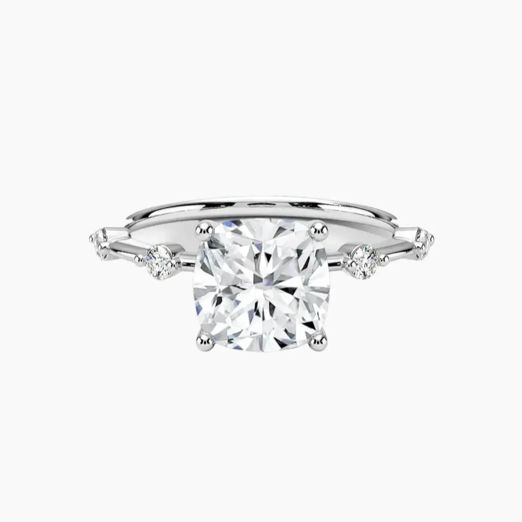 OBSER258 - Sena Cushion engagement ring setting view 1