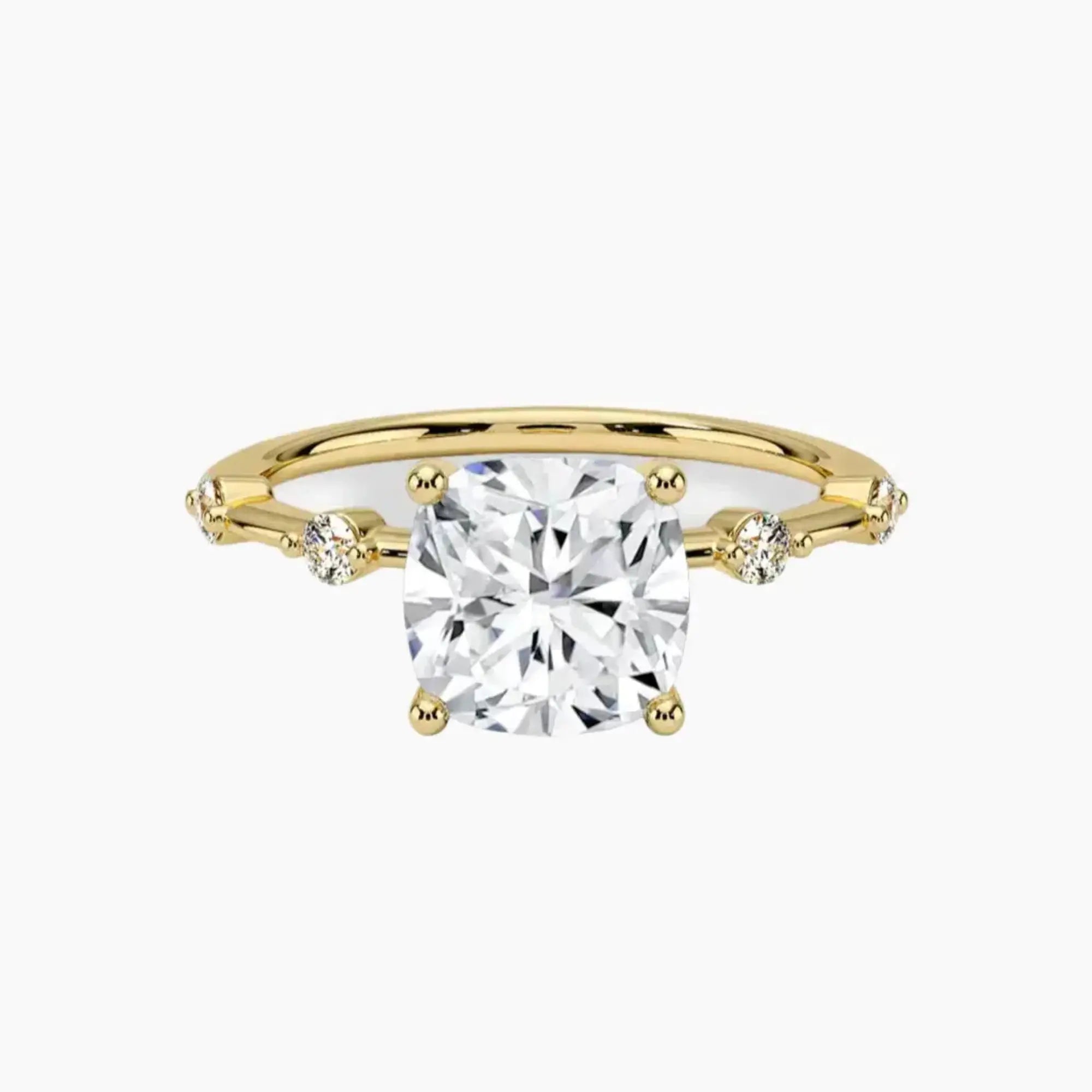 OBSER258 - Sena Cushion engagement ring setting view 7