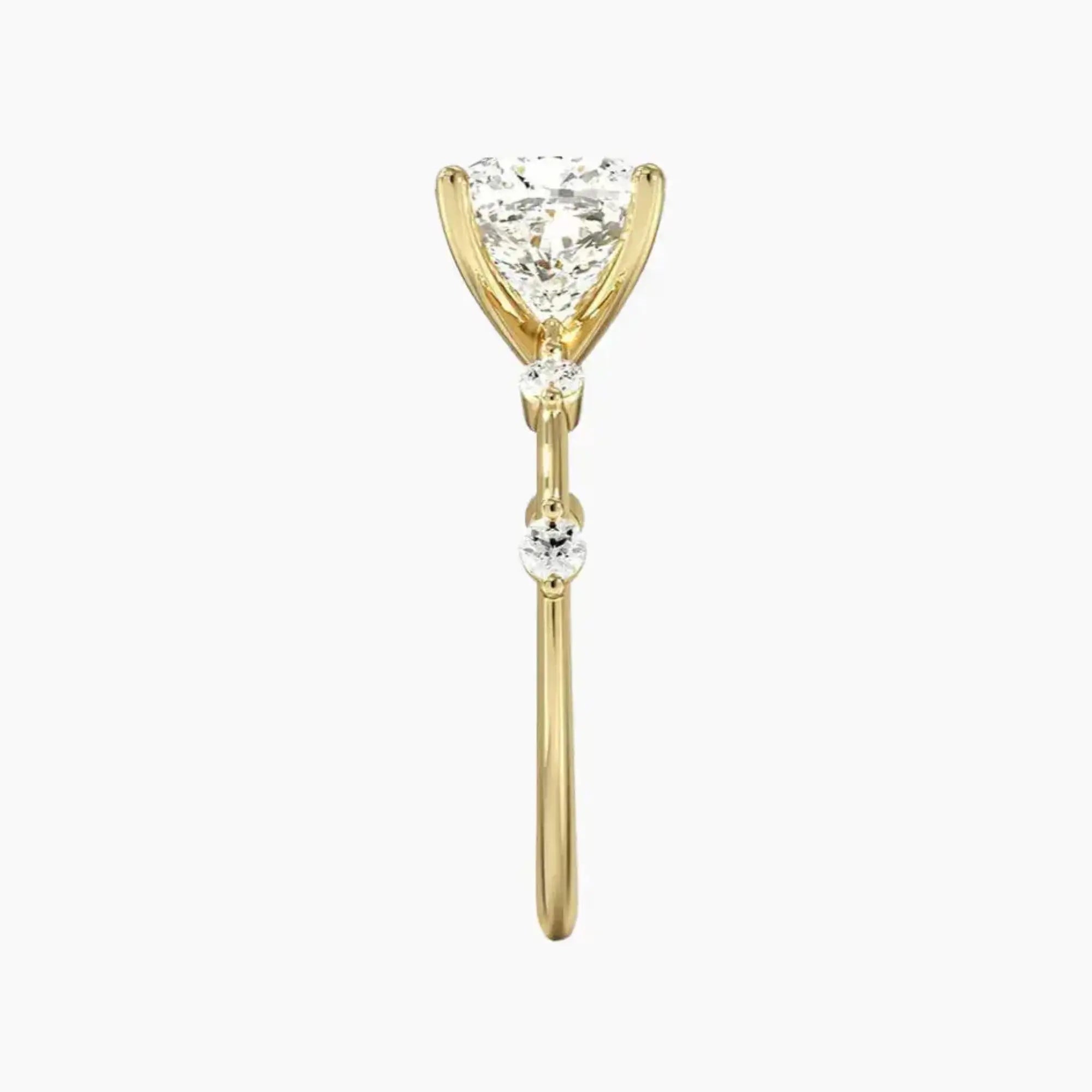 OBSER258 - Sena Cushion engagement ring setting view 9