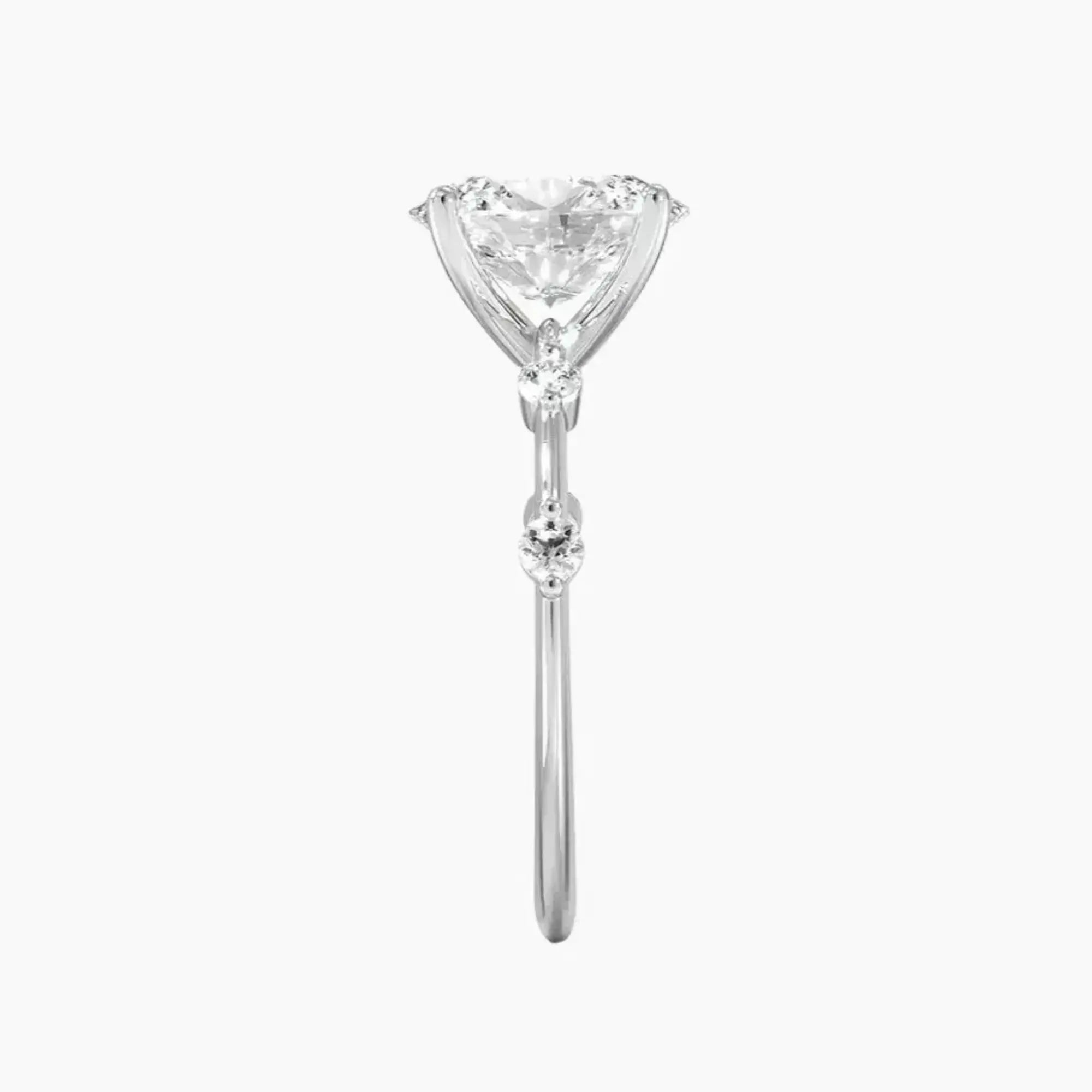 OBSER259 - Sena Oval engagement ring setting view 3