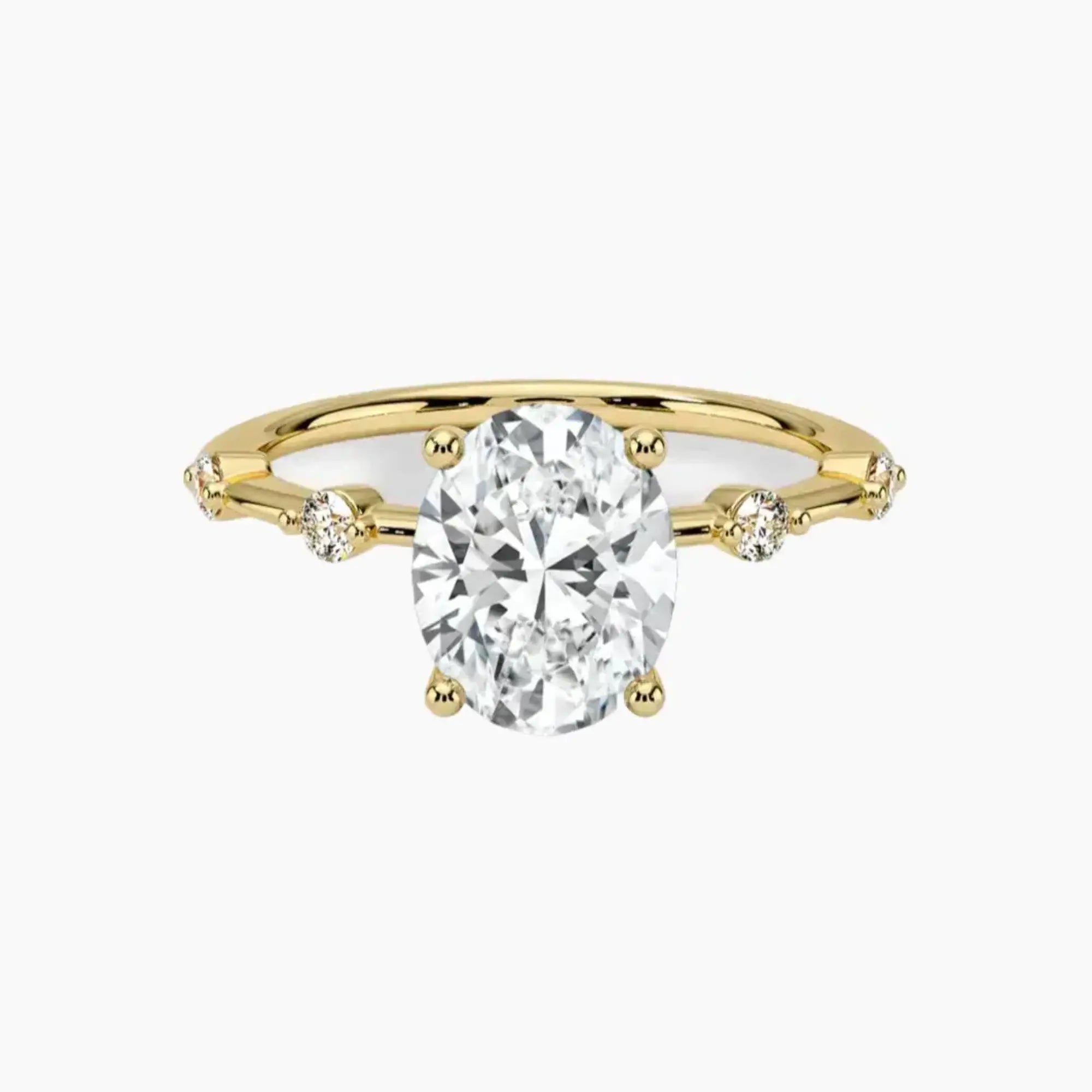 OBSER259 - Sena Oval engagement ring setting view 7
