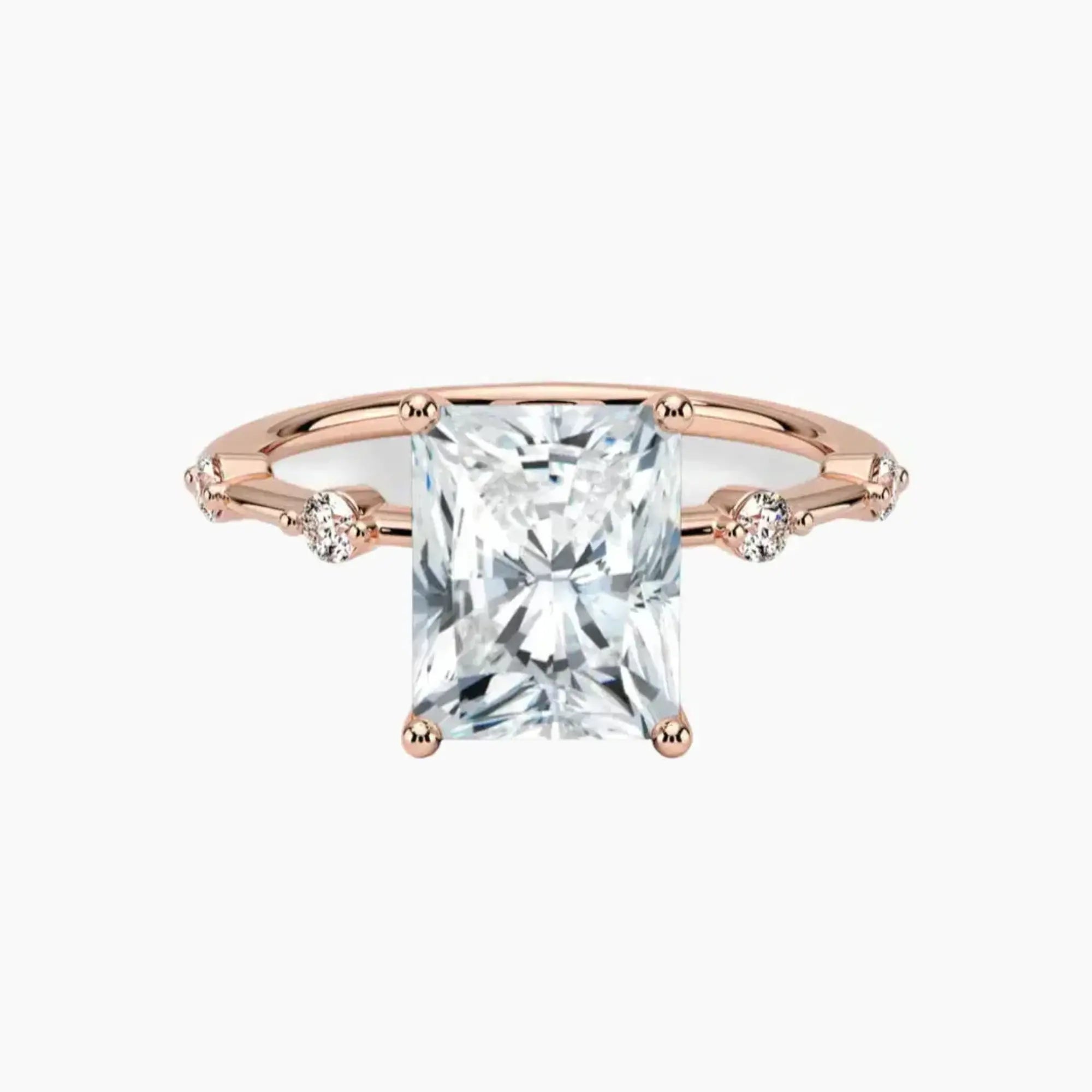 OBSER135 - Sena Radiant engagement ring setting view 4