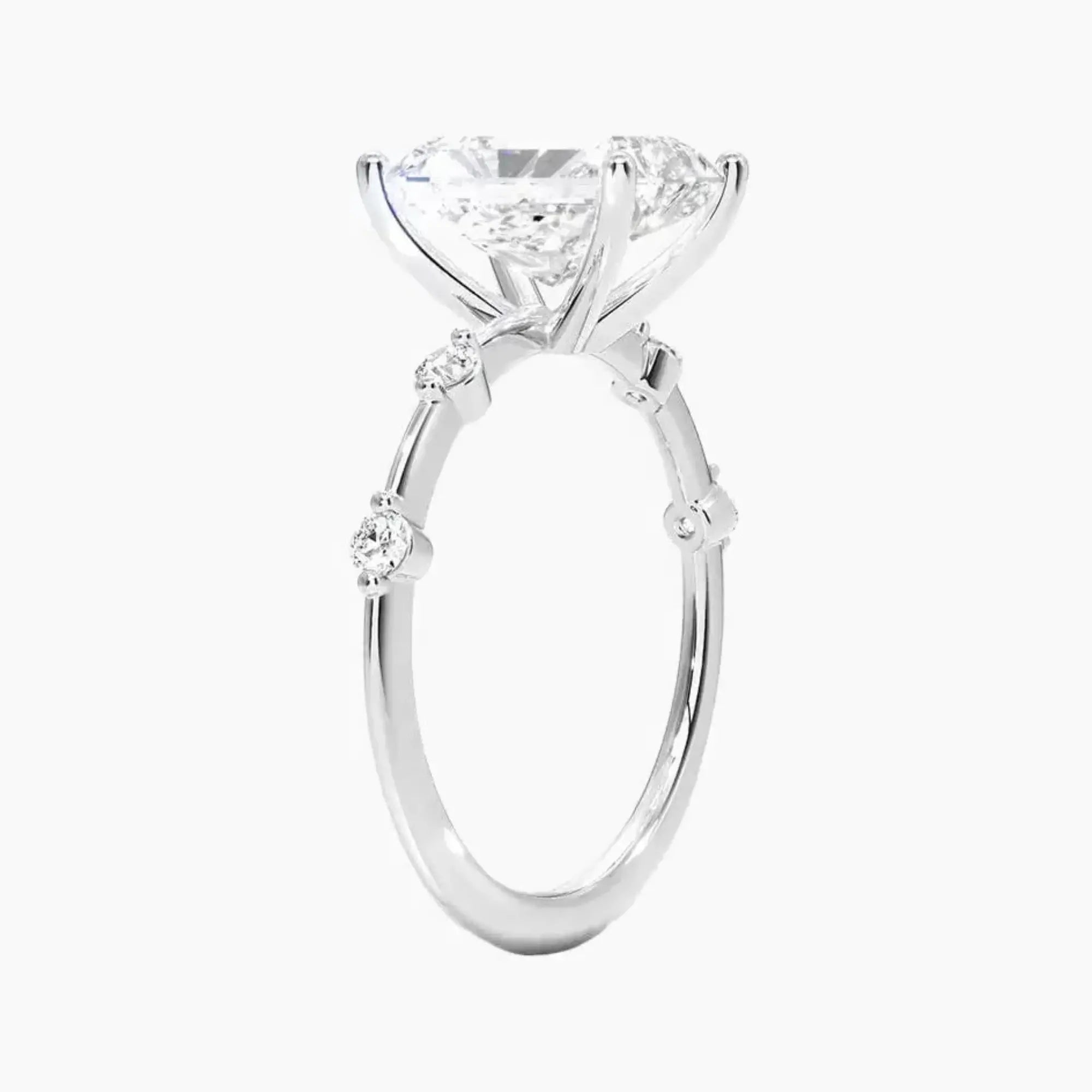OBSER135 - Sena Radiant engagement ring setting view 2