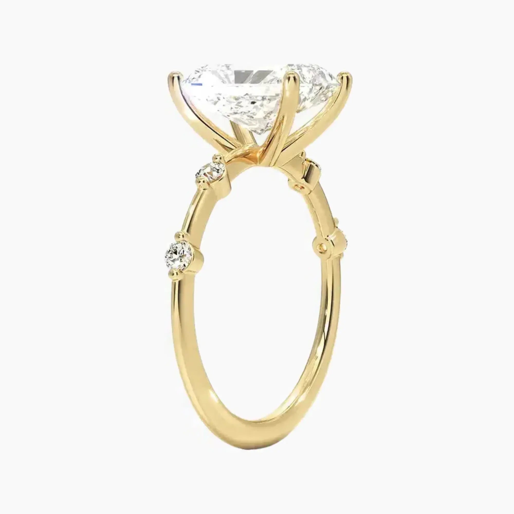 OBSER135 - Sena Radiant engagement ring setting view 8