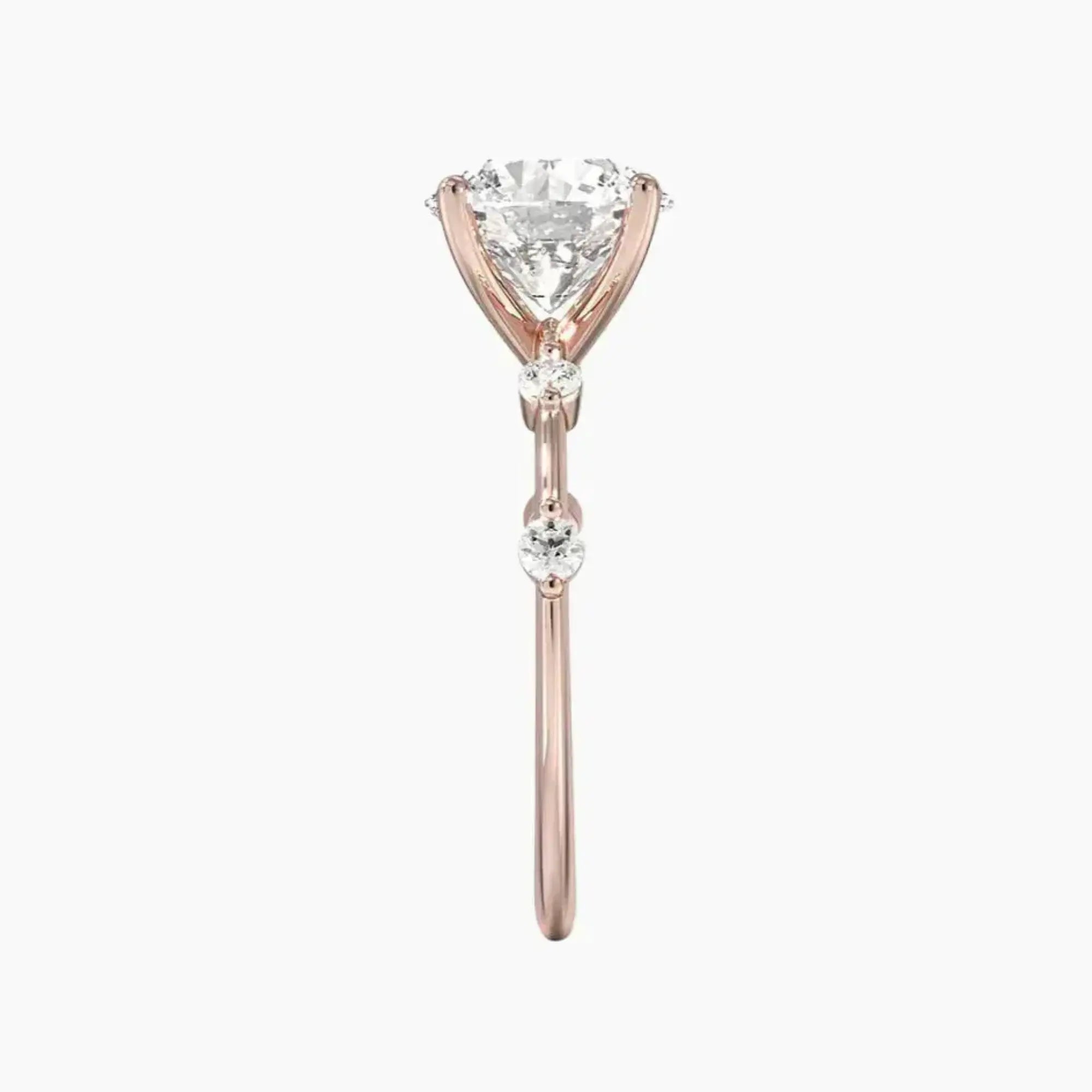 OBSER260 - Sena Round engagement ring setting view 6