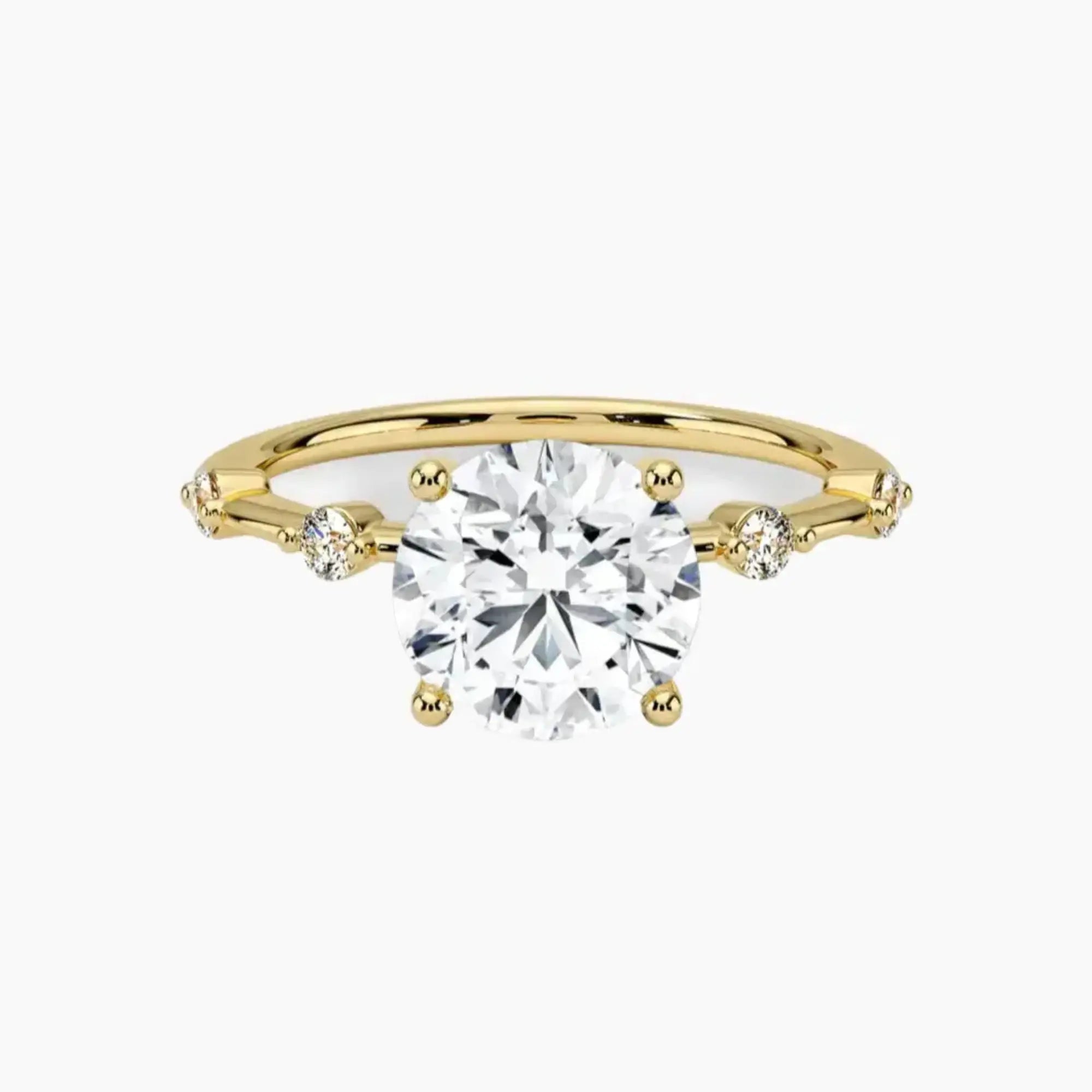 OBSER260 - Sena Round engagement ring setting view 7