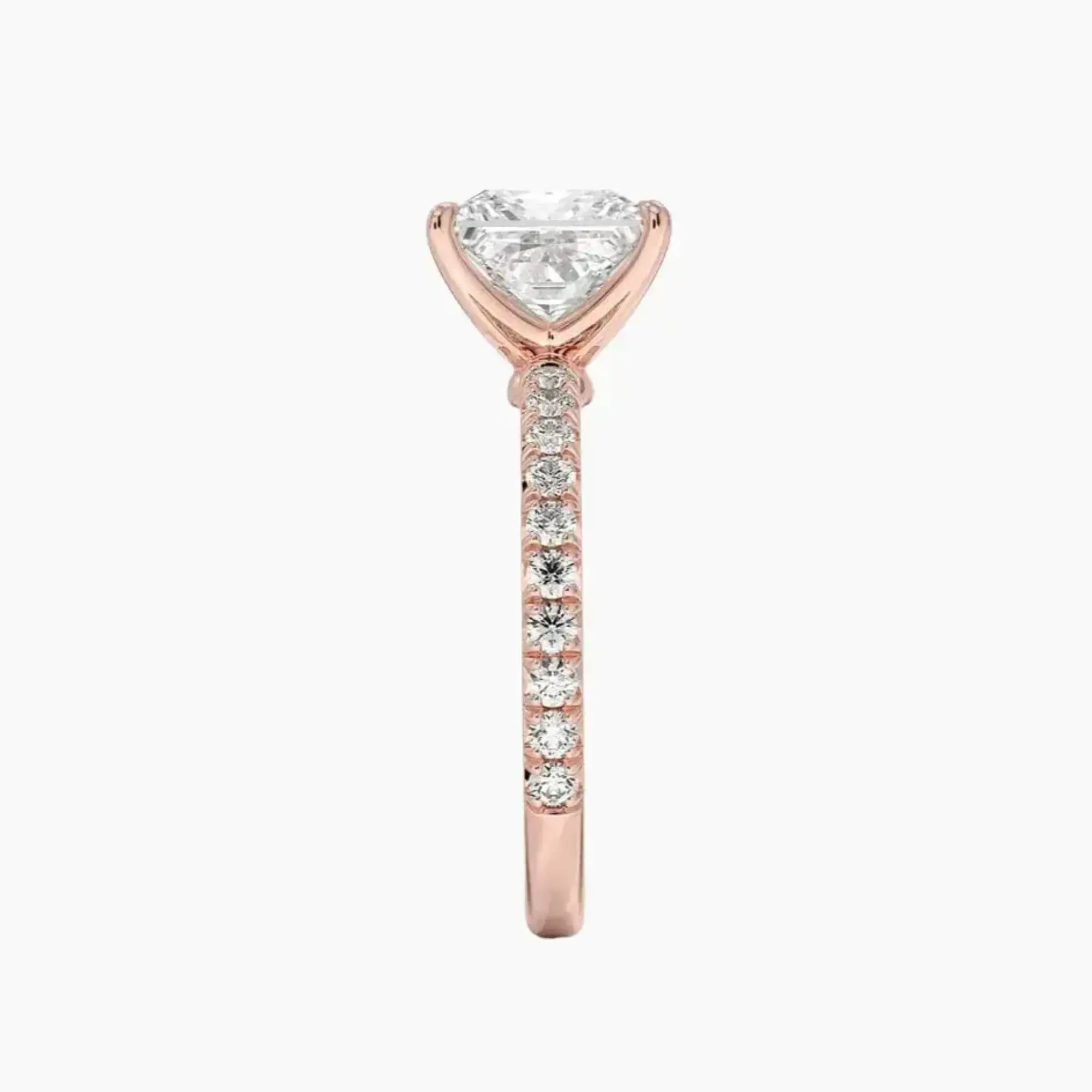 OBSER157 - Irina Solitaire Princess engagement ring setting view 6