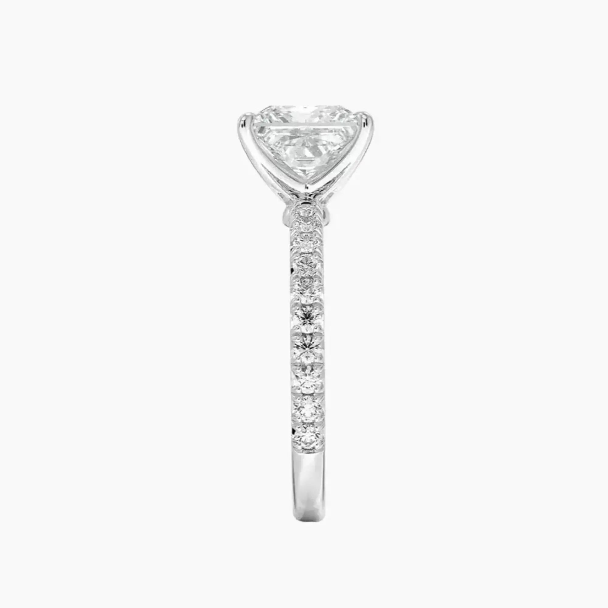 OBSER157 - Irina Solitaire Princess engagement ring setting view 3