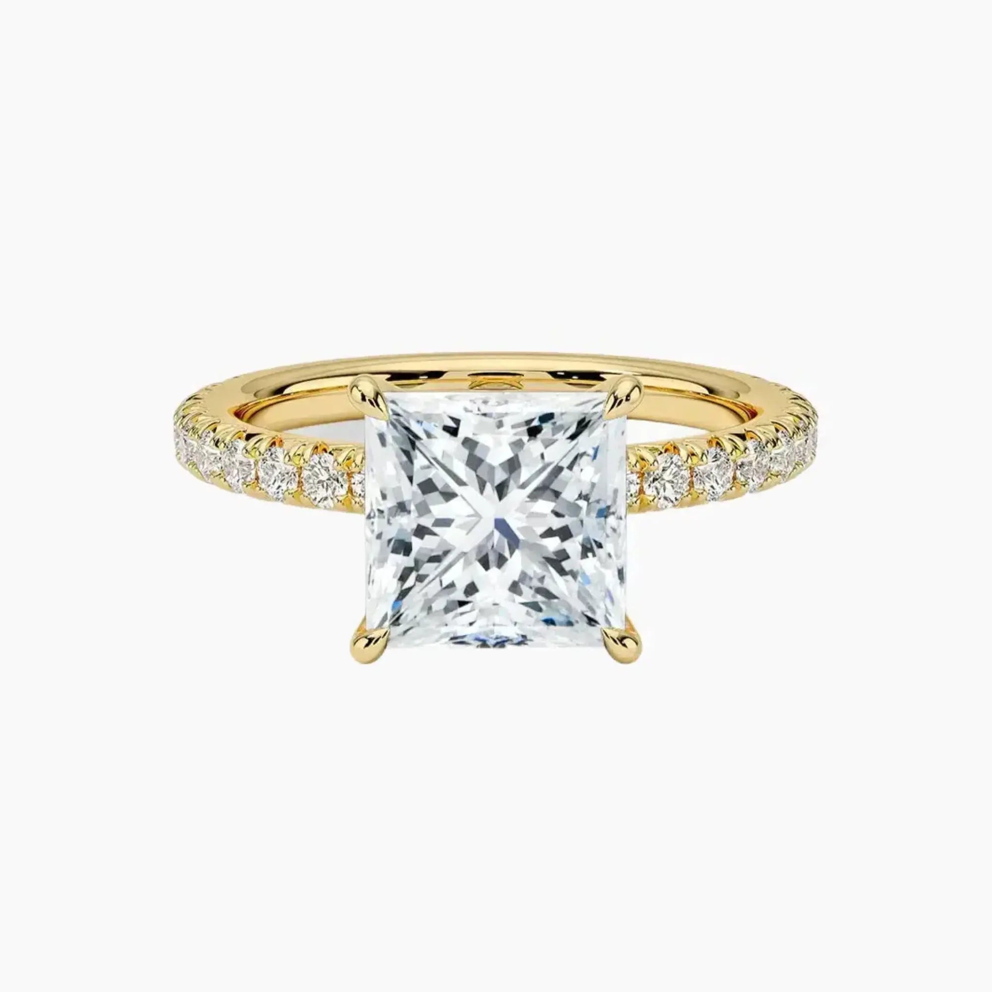 OBSER157 - Irina Solitaire Princess engagement ring setting view 7