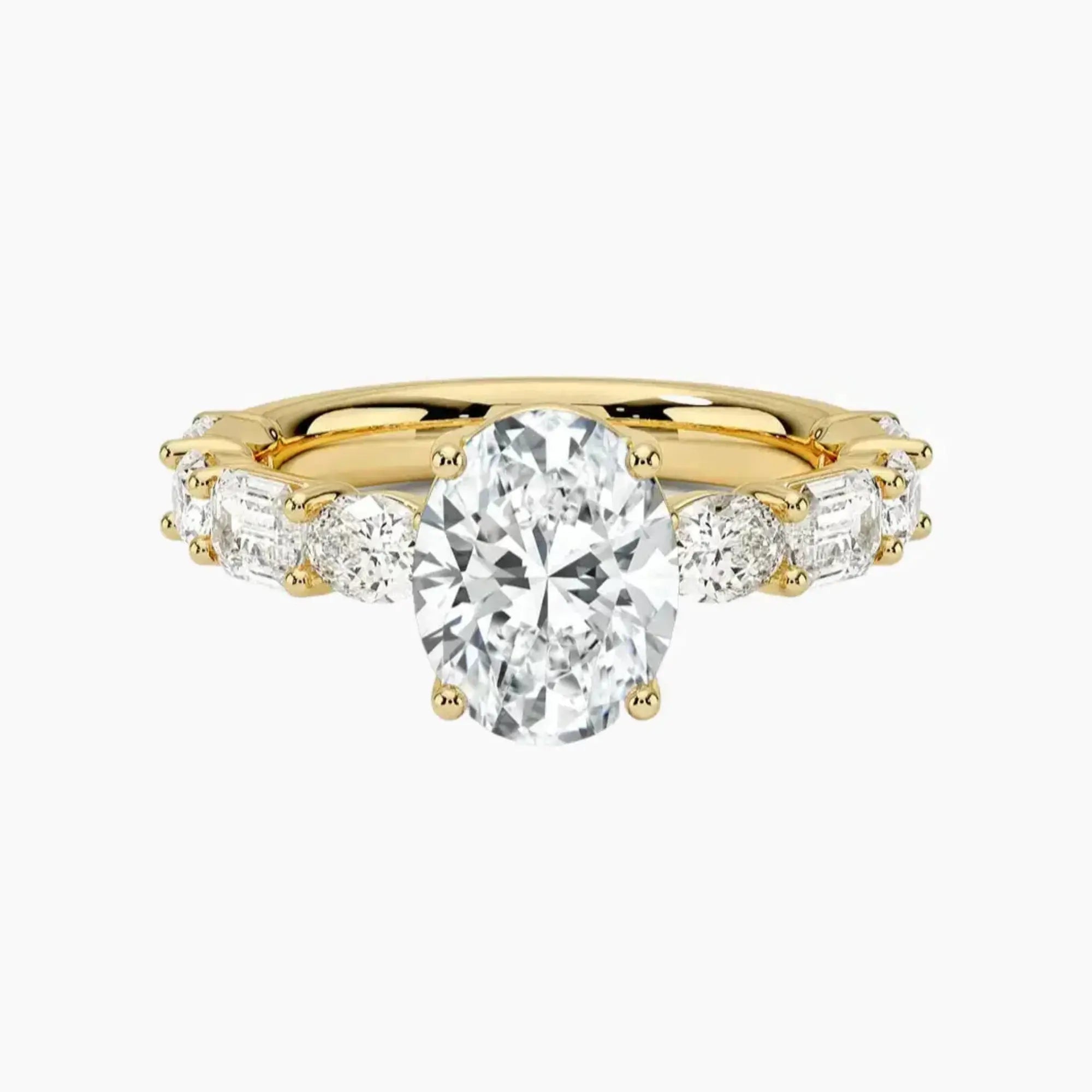 OBSER285 - Ariadne Oval engagement ring setting view 7