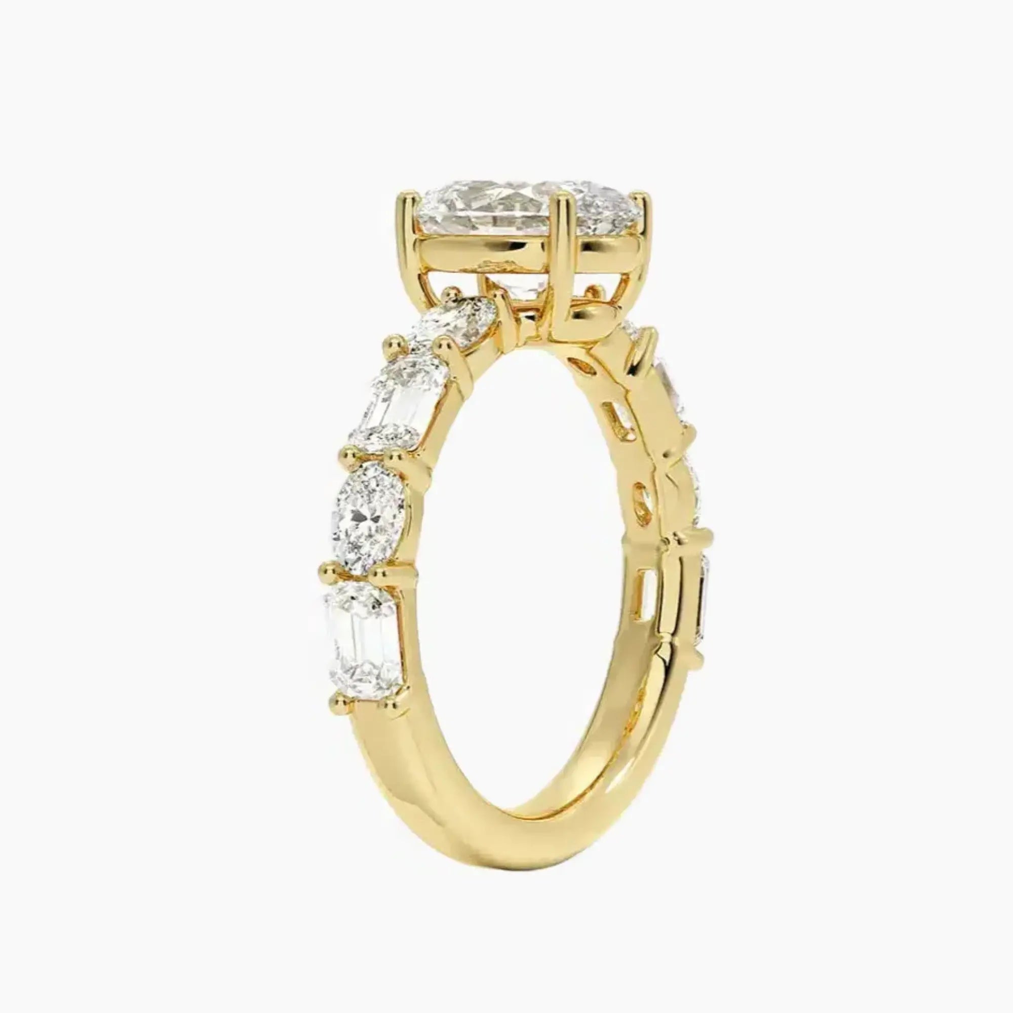 OBSER285 - Ariadne Oval engagement ring setting view 8