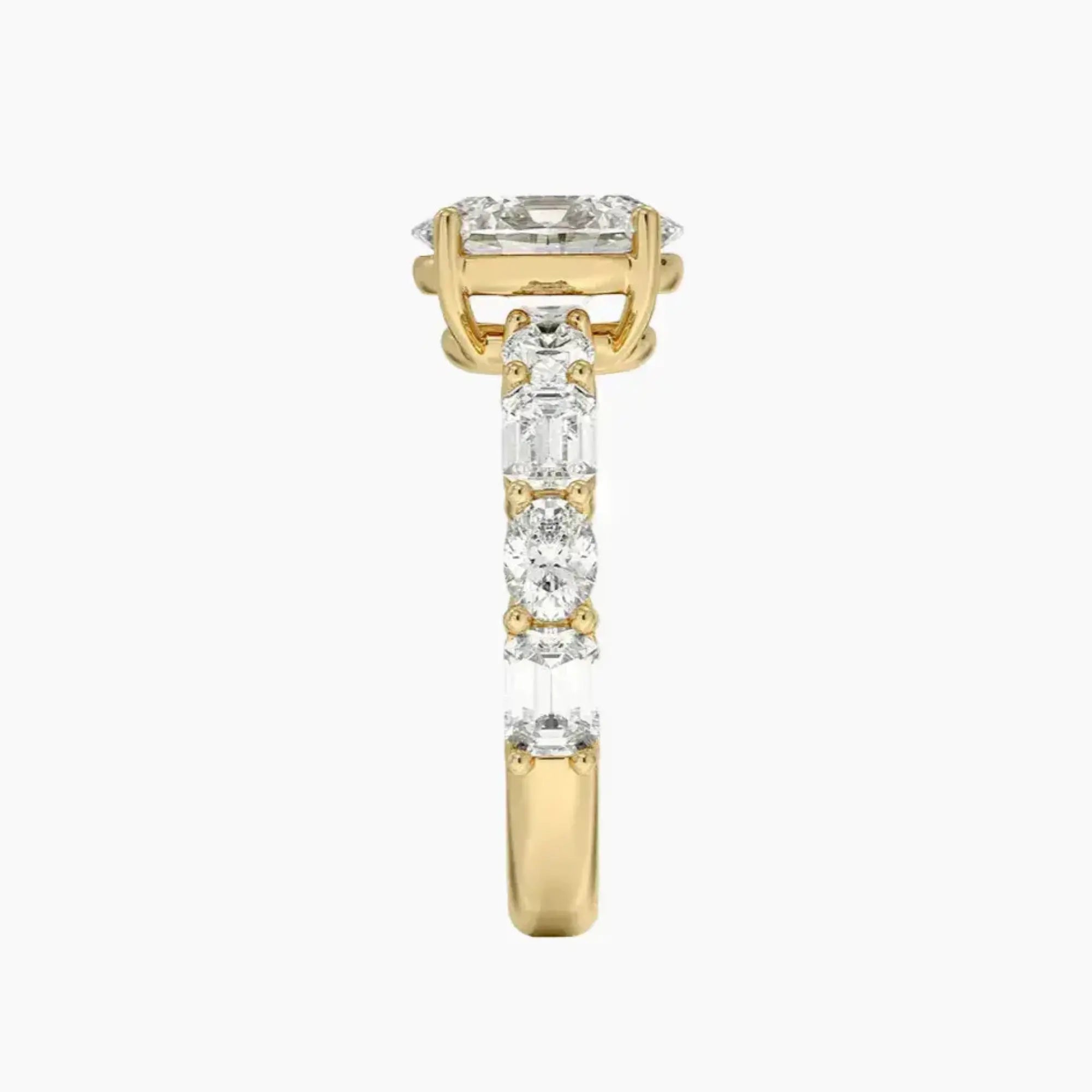 OBSER285 - Ariadne Oval engagement ring setting view 9