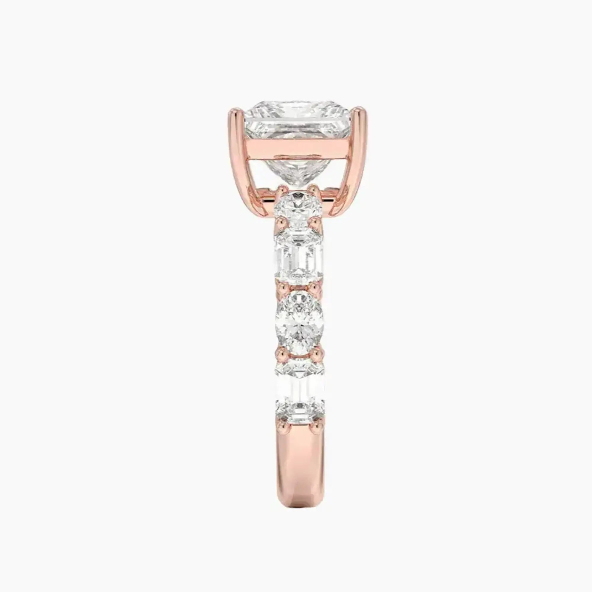 OBSER282 - Ariadne Princess engagement ring setting view 6