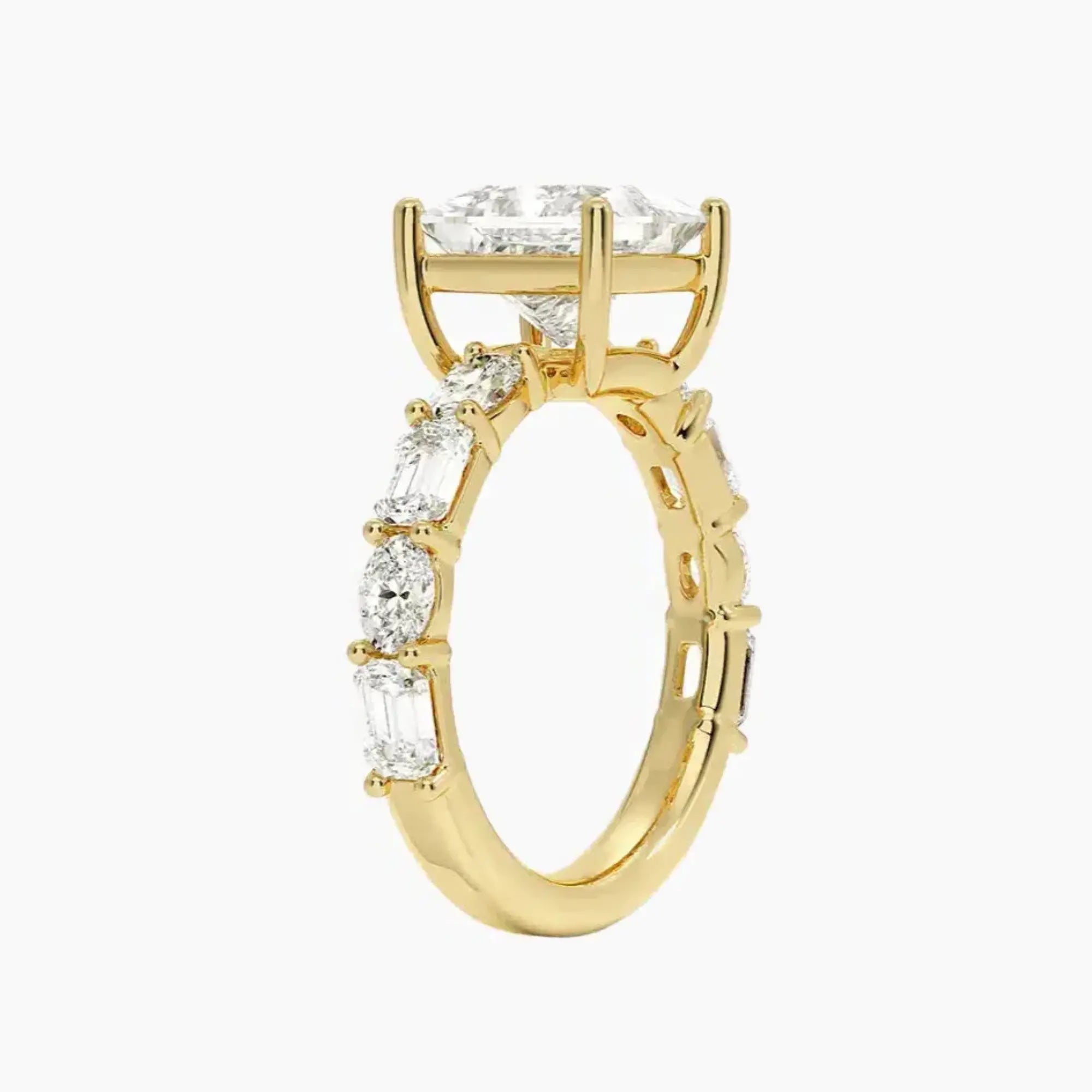 OBSER282 - Ariadne Princess engagement ring setting view 8