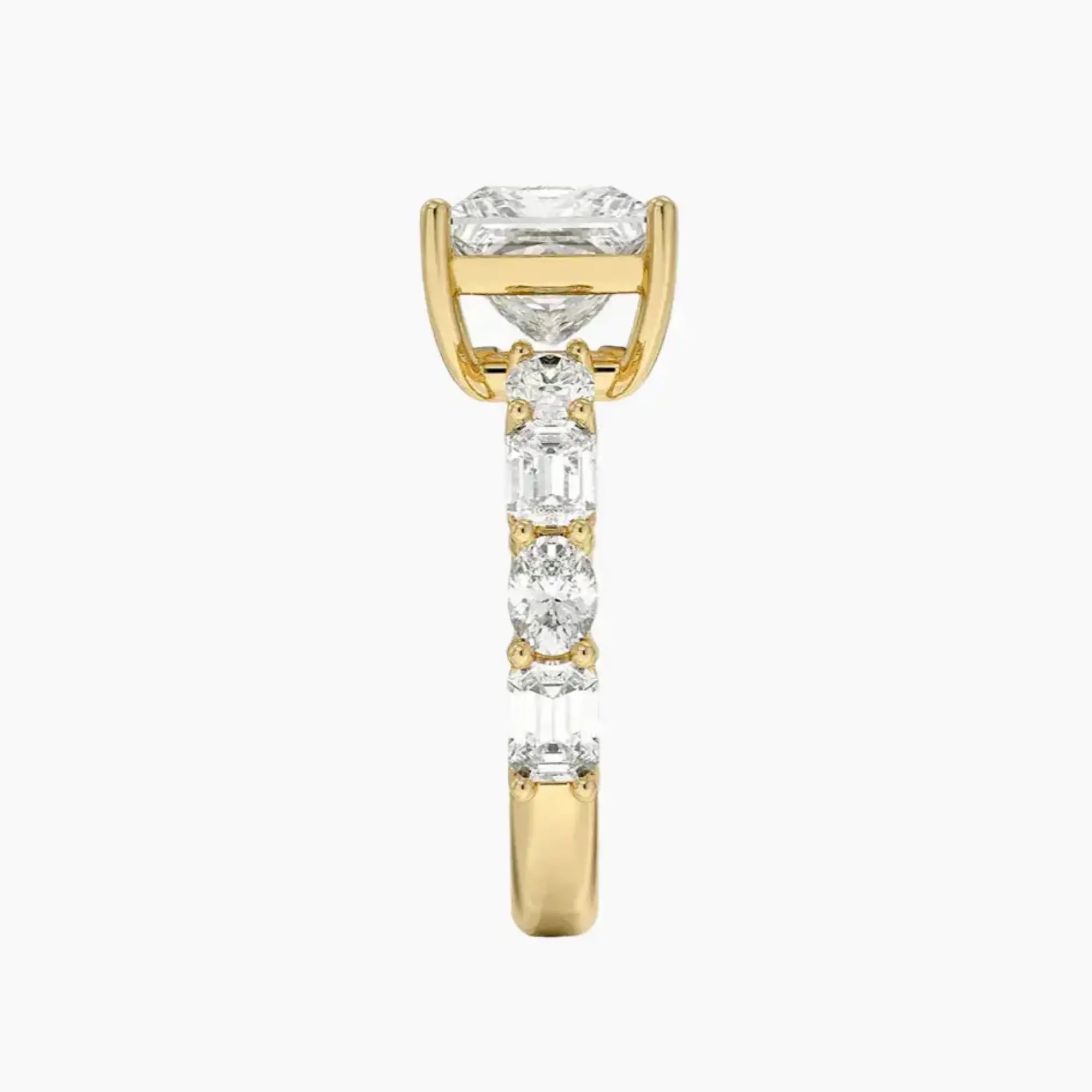 OBSER282 - Ariadne Princess engagement ring setting view 9