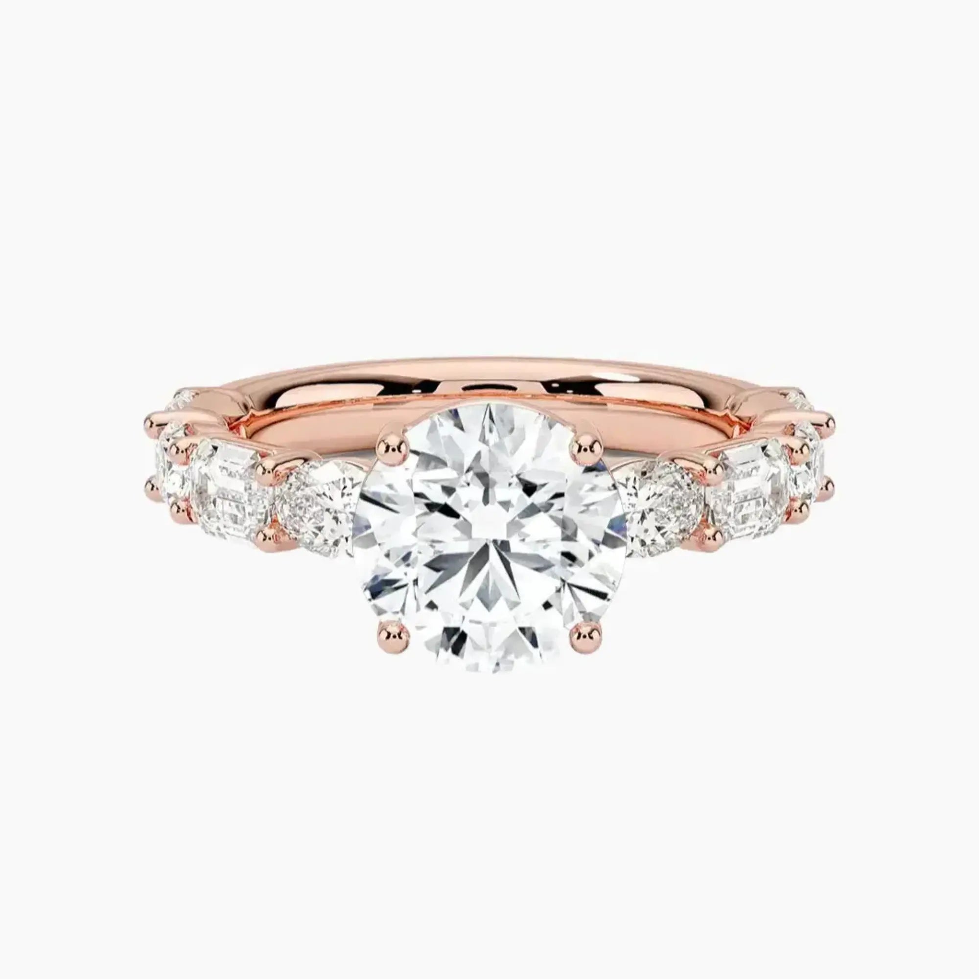 OBSER286 - Ariadne Round engagement ring setting view 4