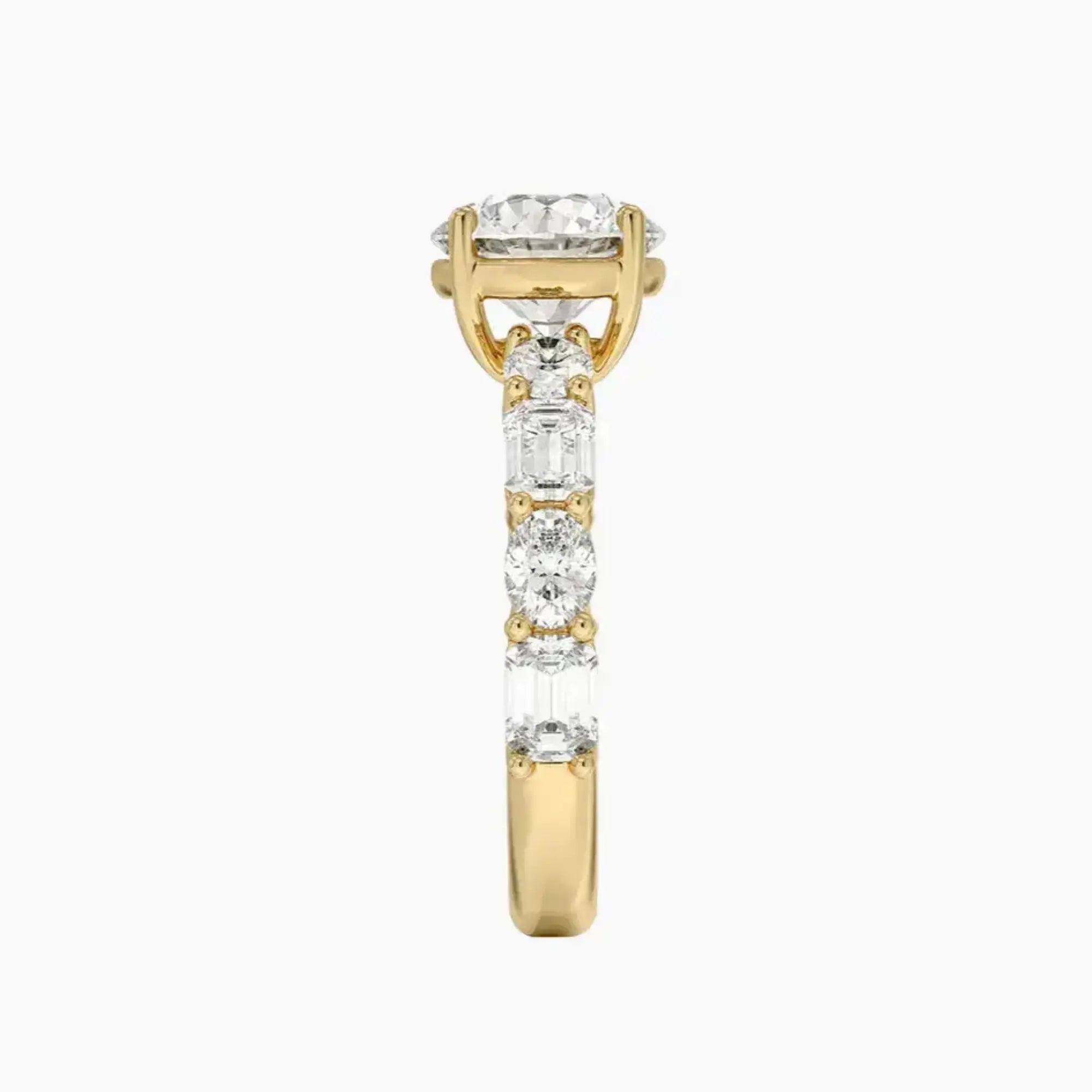 OBSER286 - Ariadne Round engagement ring setting view 9