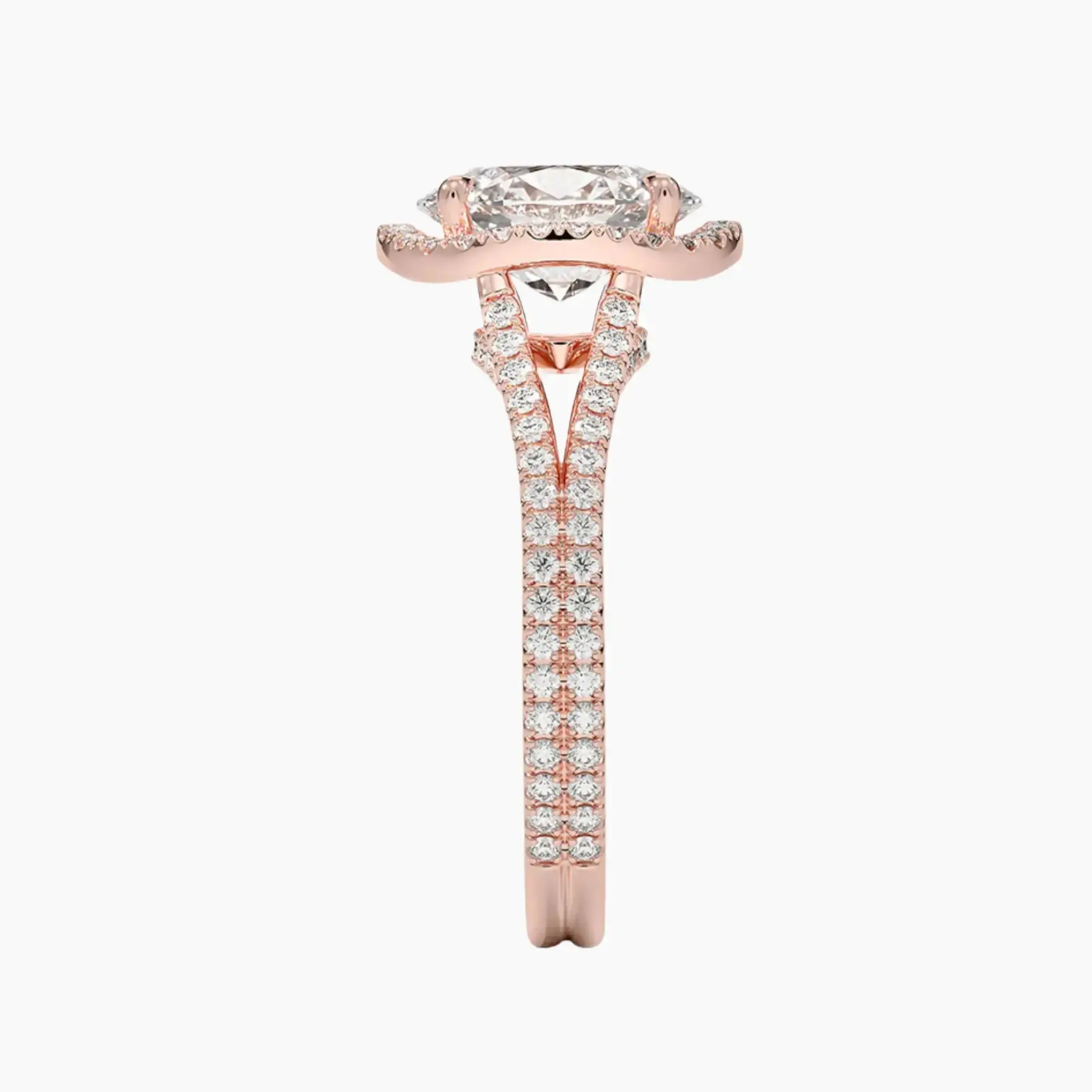 OBSER472 - Zephyrine Halo Oval engagement ring setting view 6