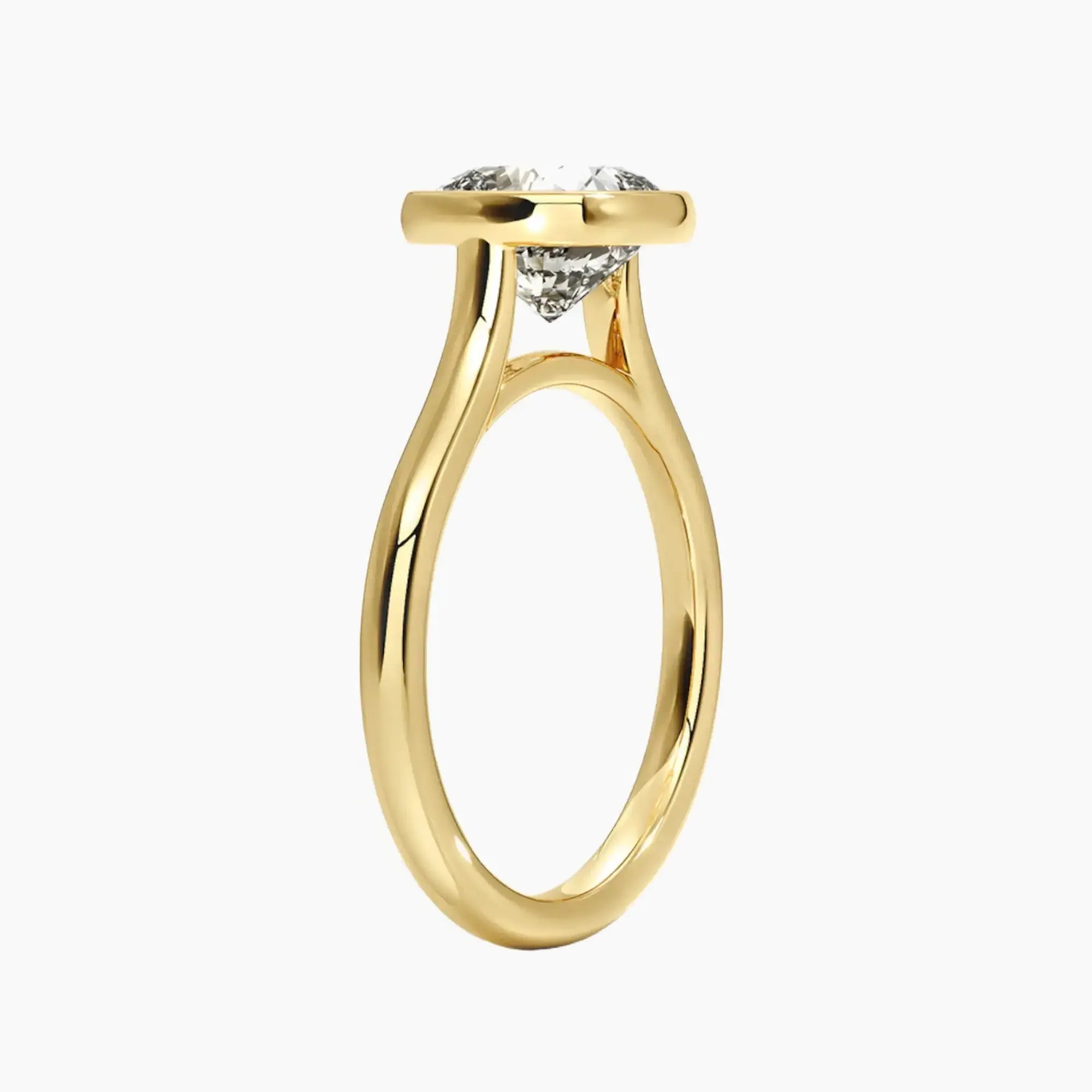 OBSER372 - Jovienne Solitaire Cushion engagement ring setting view 8