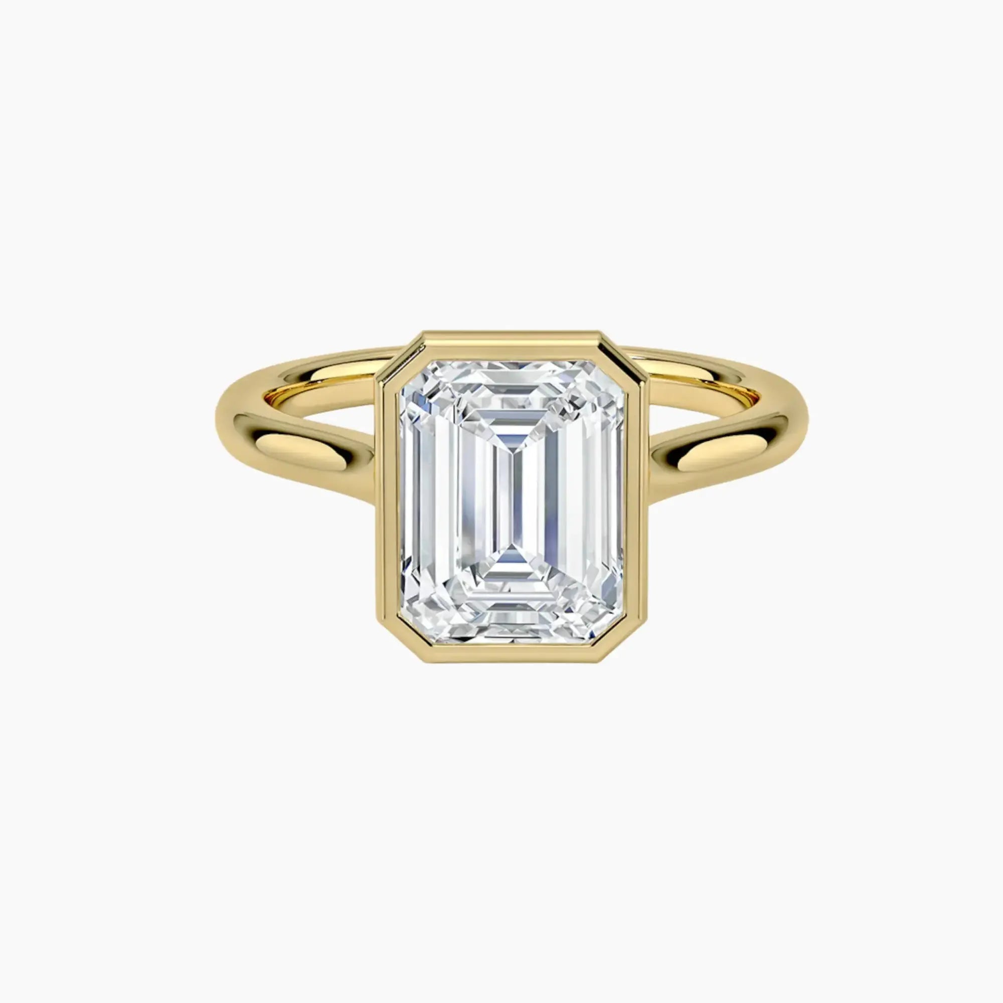 OBSER155 - Jovienne Solitaire Emerald engagement ring setting view 7