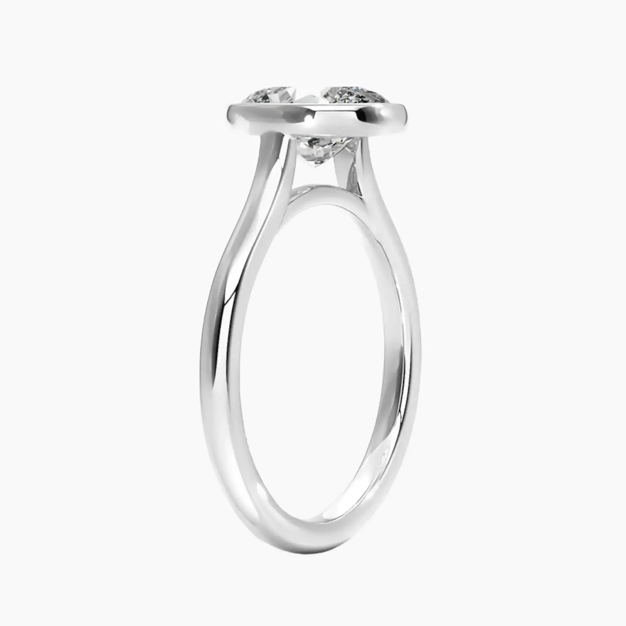 OBSER224 - Jovienne Solitaire Oval engagement ring setting view 2
