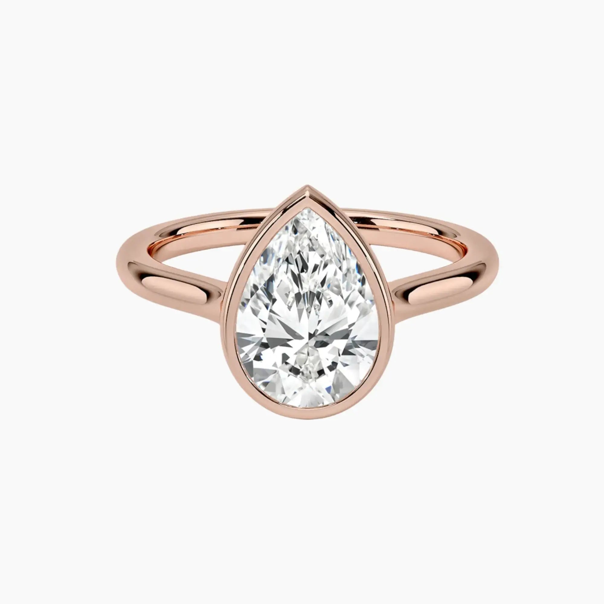 OBSER371 - Jovienne Solitaire Pear engagement ring setting view 4