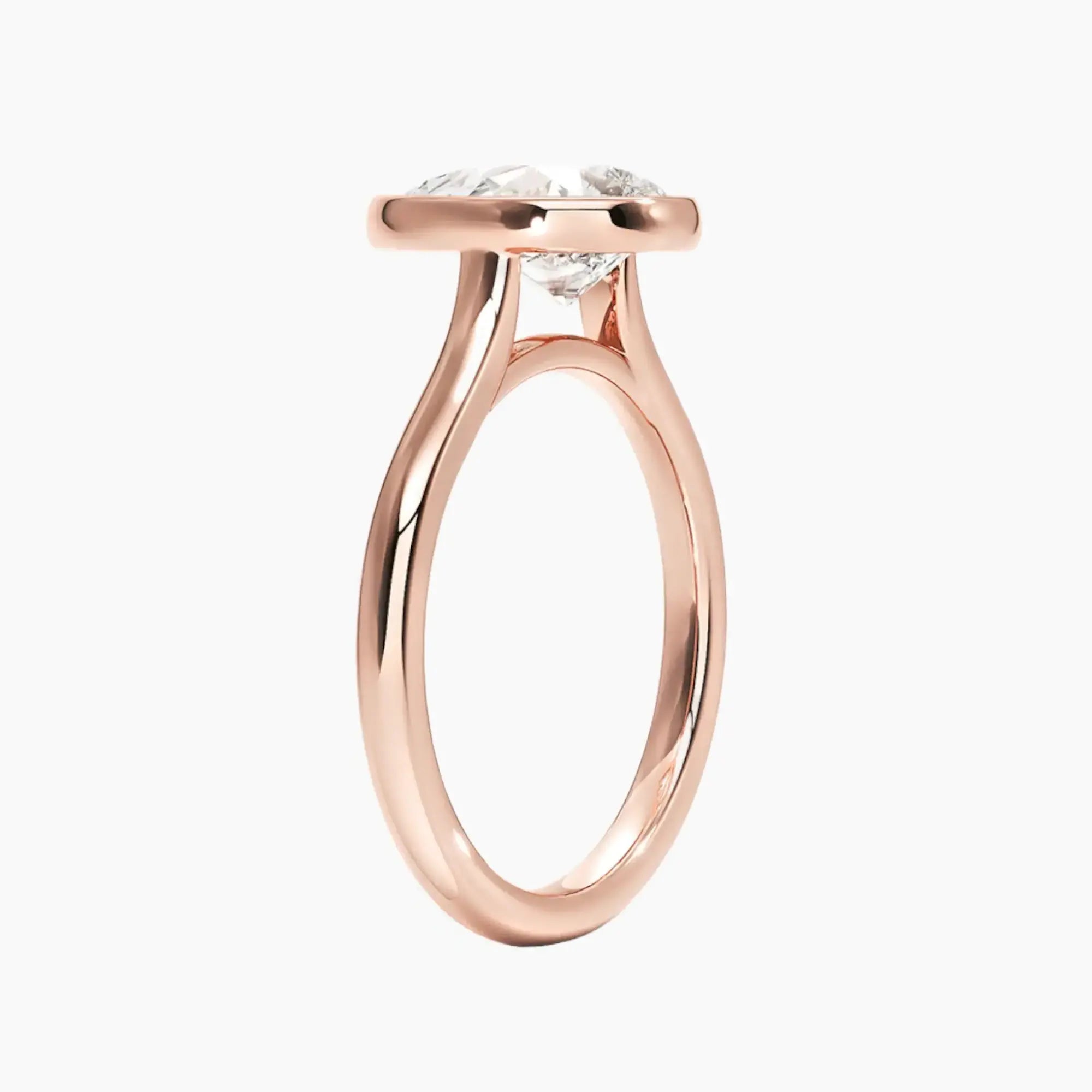 OBSER371 - Jovienne Solitaire Pear engagement ring setting view 5