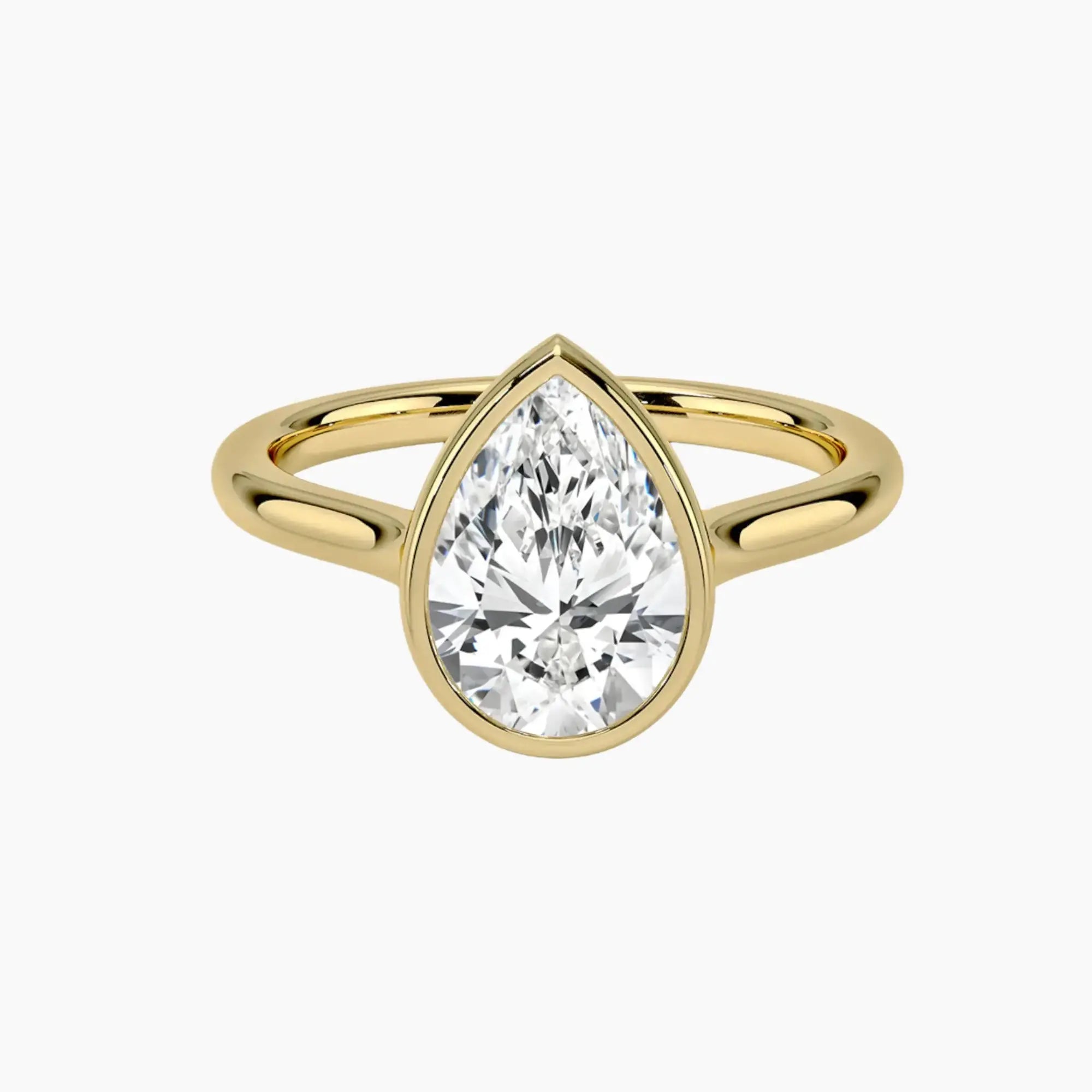 OBSER371 - Jovienne Solitaire Pear engagement ring setting view 7