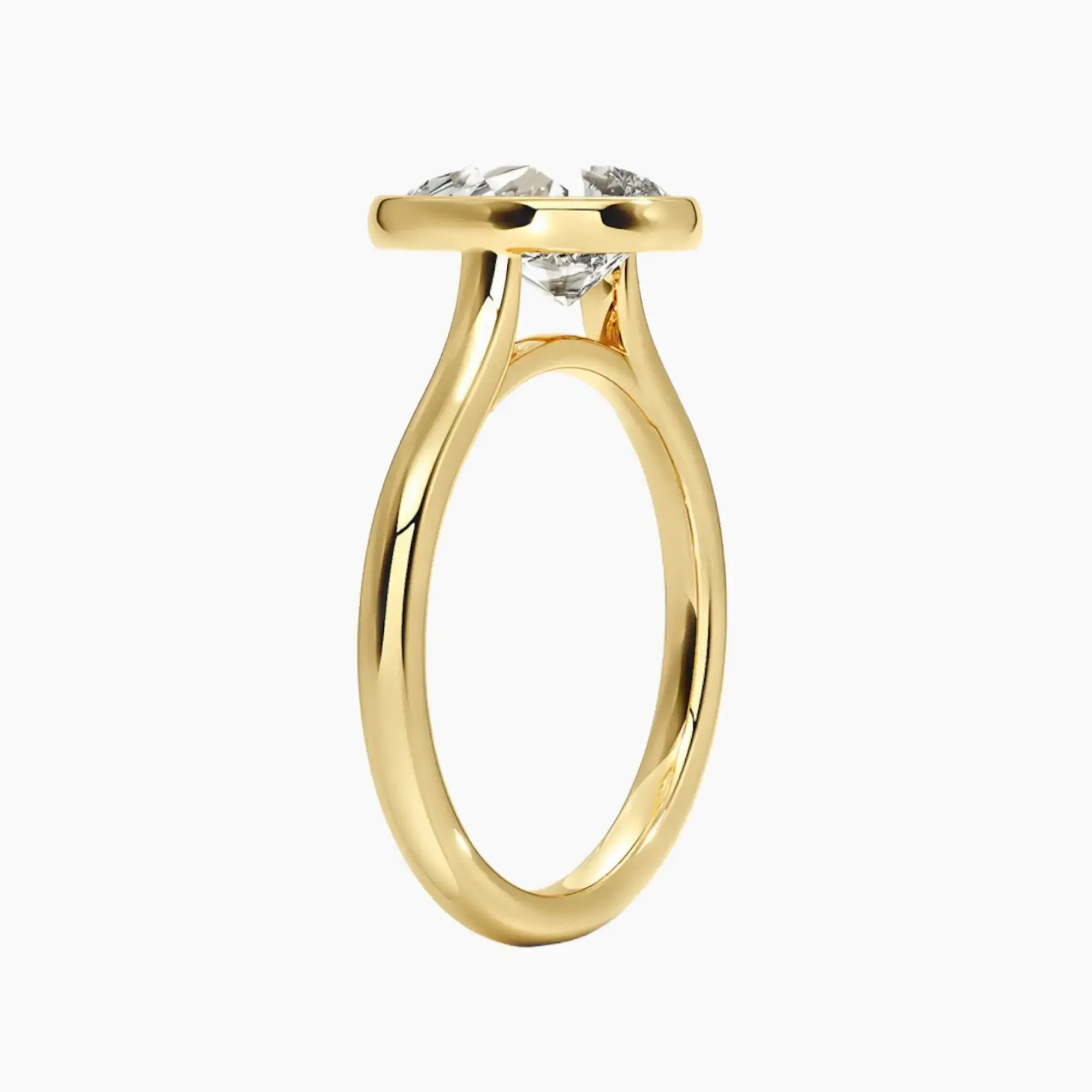 OBSER371 - Jovienne Solitaire Pear engagement ring setting view 8