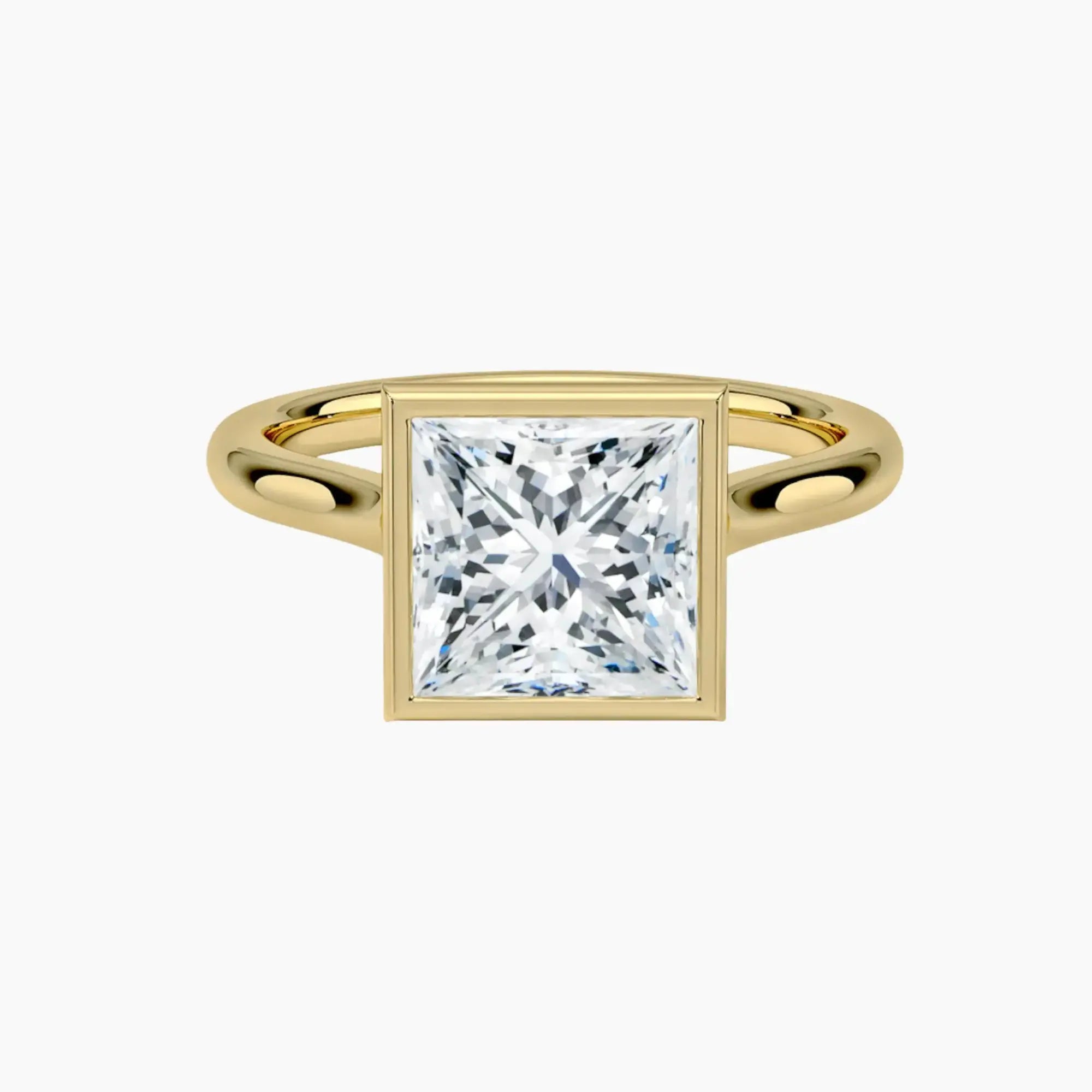 OBSER370 - Jovienne Solitaire Princess engagement ring setting view 7