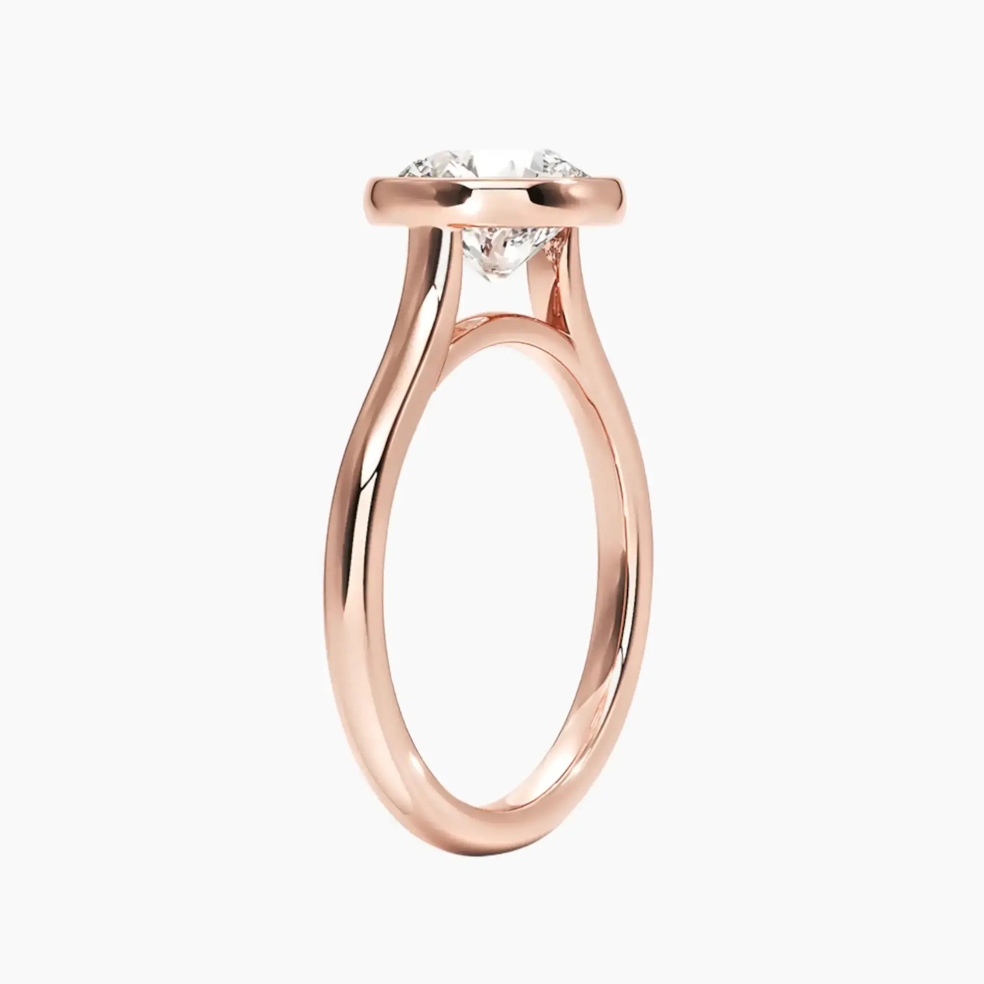 OBSER373 - Jovienne Solitaire Round engagement ring setting view 5