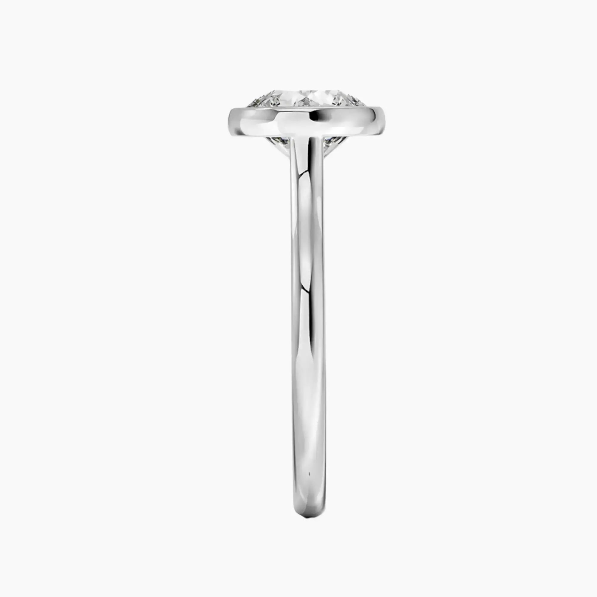 OBSER373 - Jovienne Solitaire Round engagement ring setting view 3