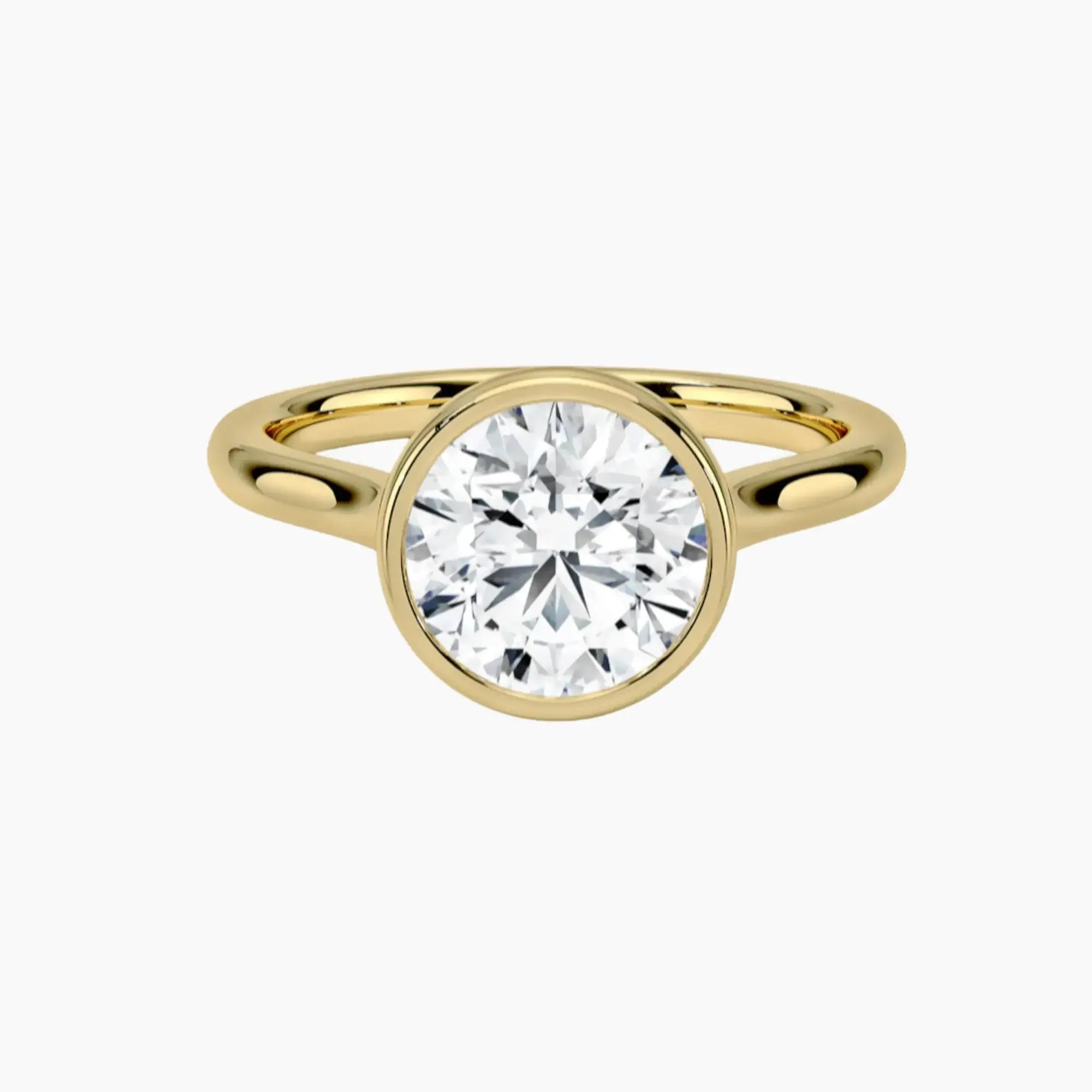 OBSER373 - Jovienne Solitaire Round engagement ring setting view 7
