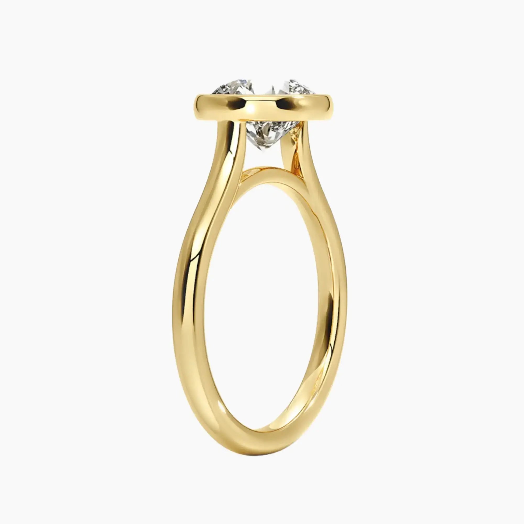 OBSER373 - Jovienne Solitaire Round engagement ring setting view 8