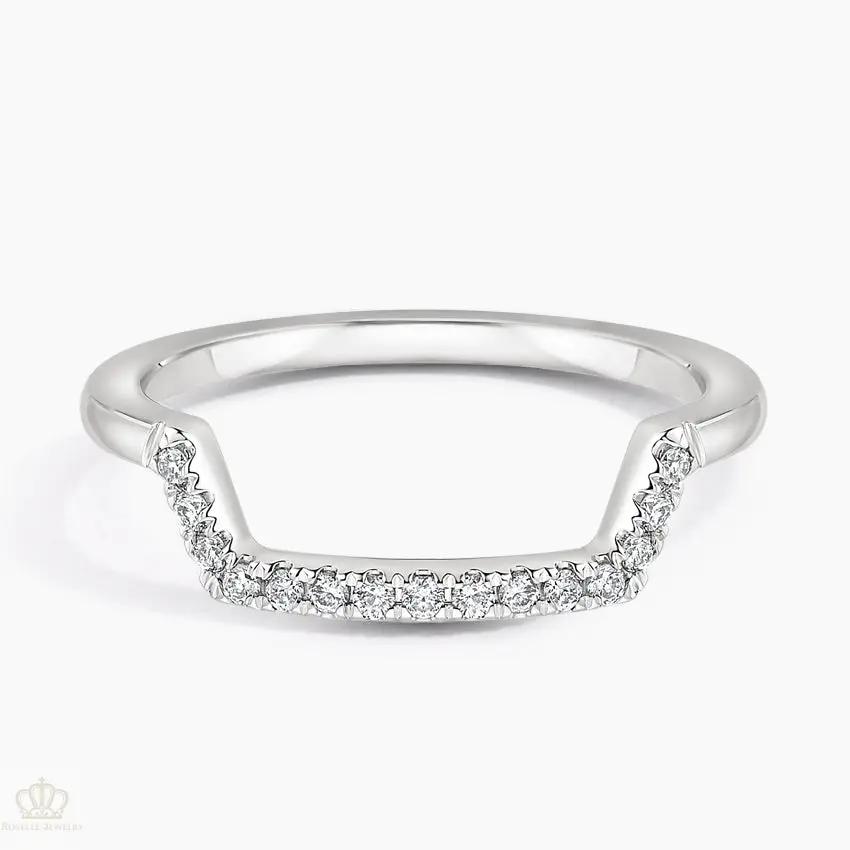 Alta Linear Nesting Wedding Band Ring - LR81 Camélia™